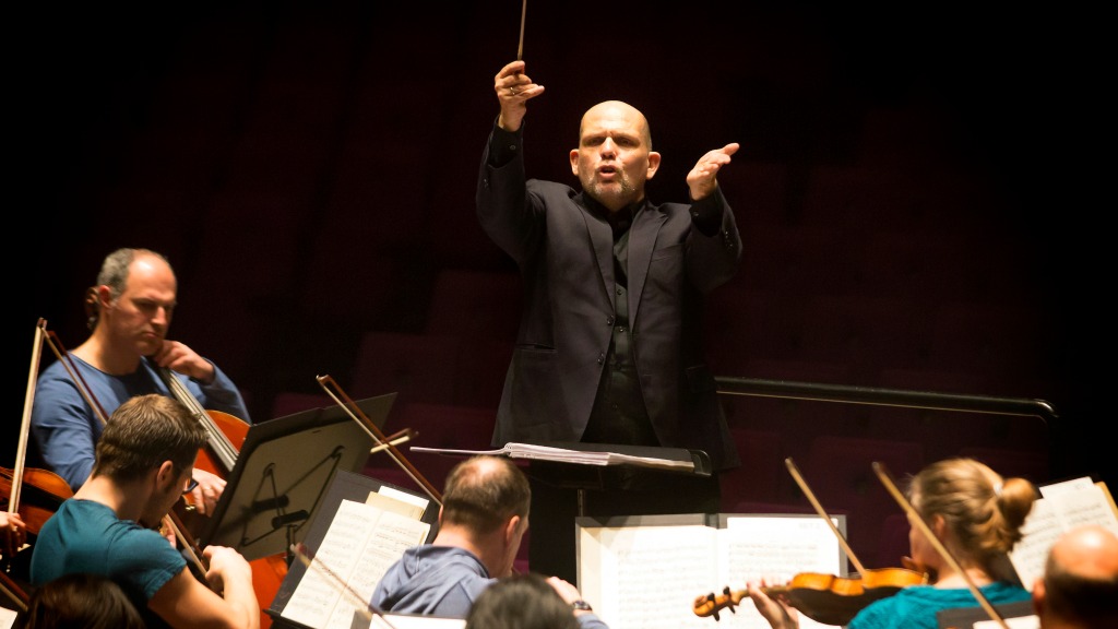 Het Rotterdams Philharmonisch Orkest, met dirigent Jaap van Zweden aan het roer. Foto ANP
