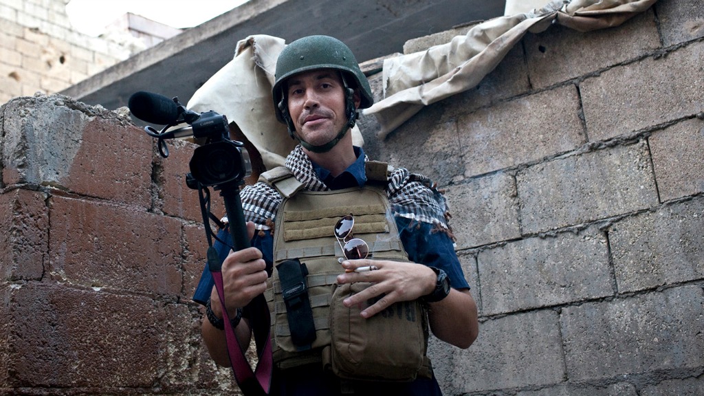 Foto: HH. Fotograaf James Foley die onthoofd werd door IS
