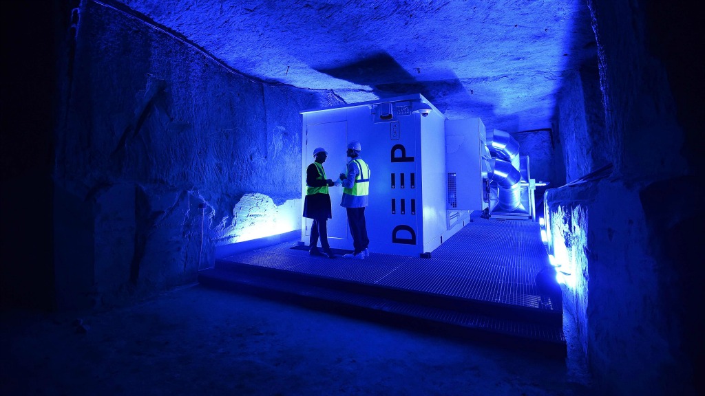 Een ondergronds datacenter. Foto: ANP.