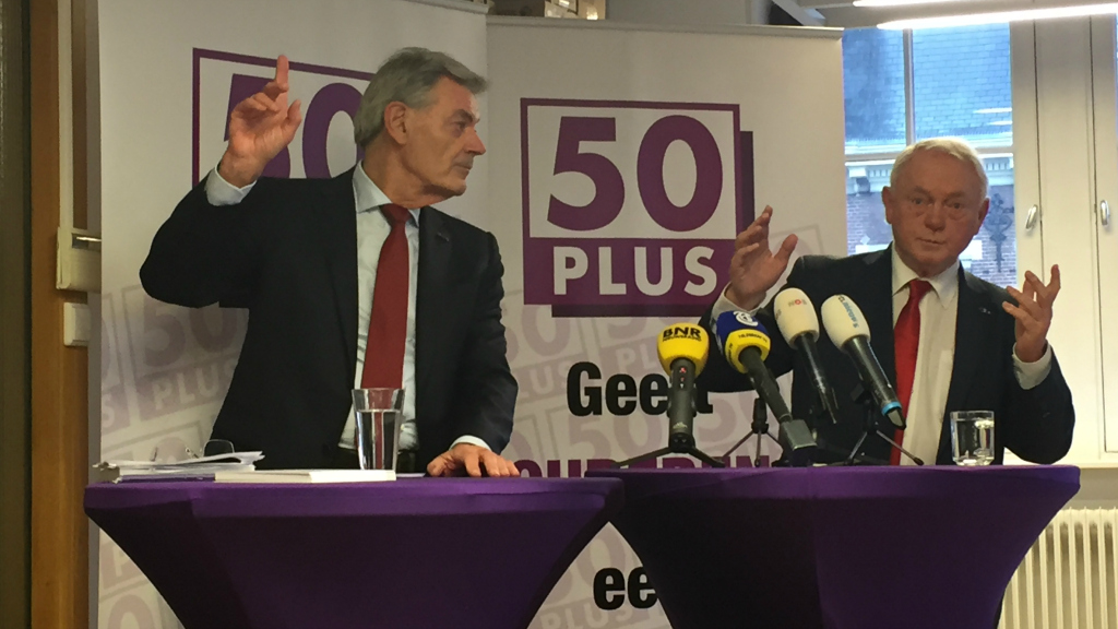 Martin van Rooijen en Jan Nagel tijdens de persconferentie. Foto Jaap Jansen