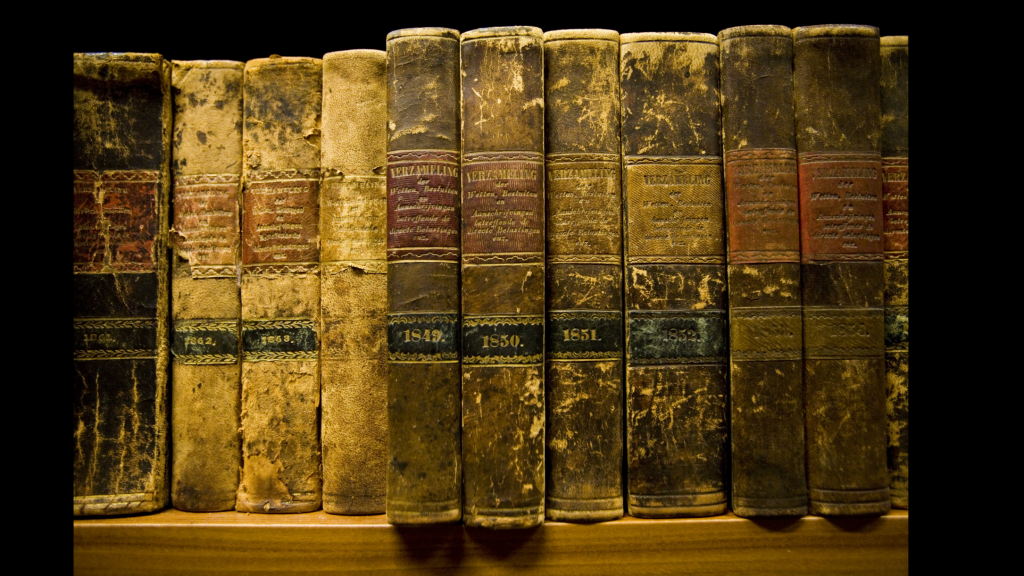 Wetboeken in de bibliotheek van een advocatenkantoor (Foto: Gerhard van Roon / Hollandse Hoogte)
