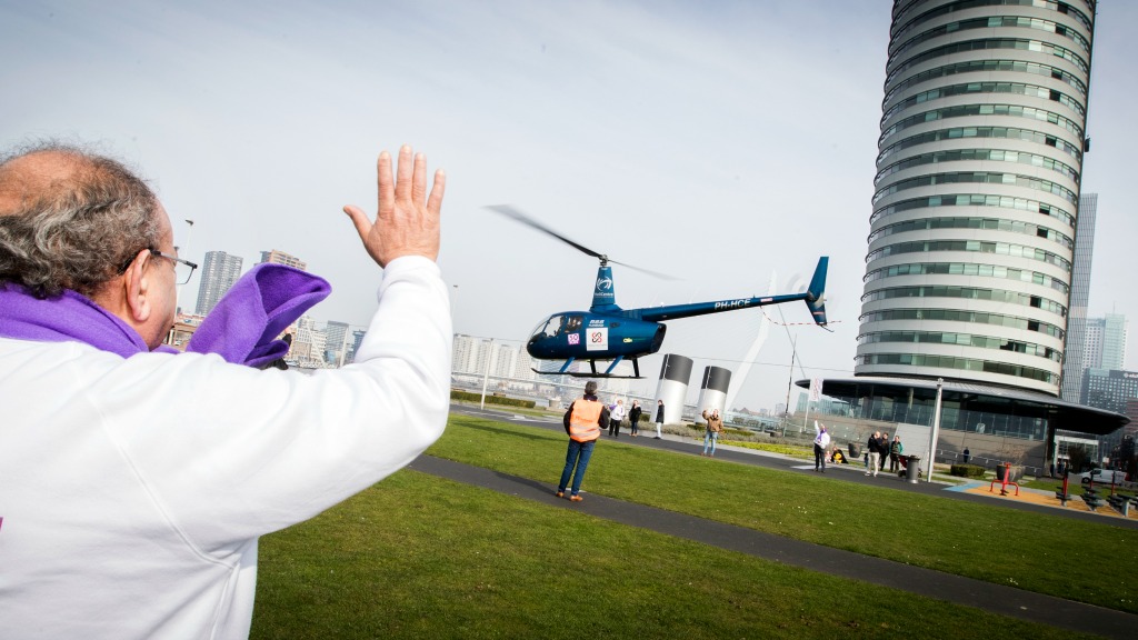 Daar gaat #HeliHenk. Foto ANP