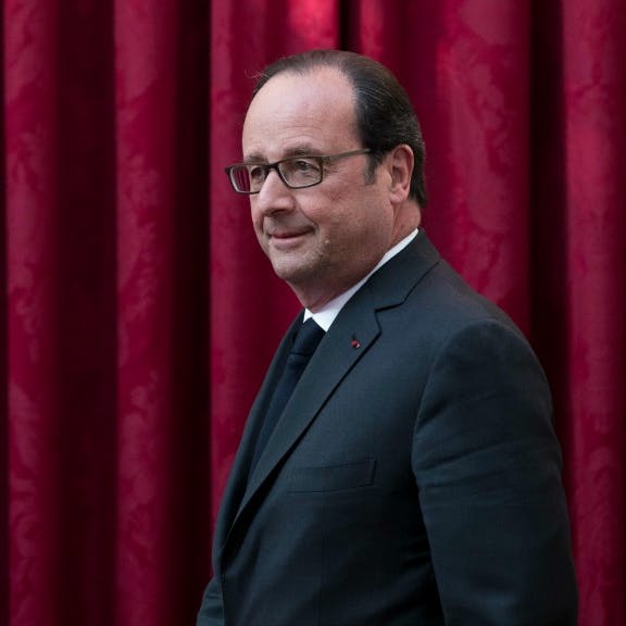 Hollande steunt Macron