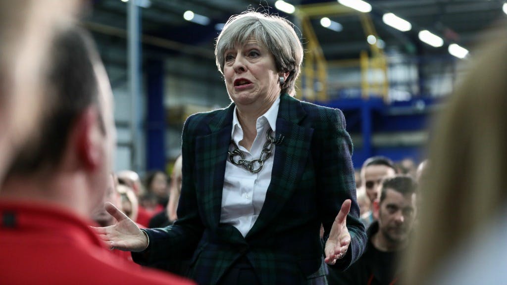 De Britse premier Theresa May. Foto ANP