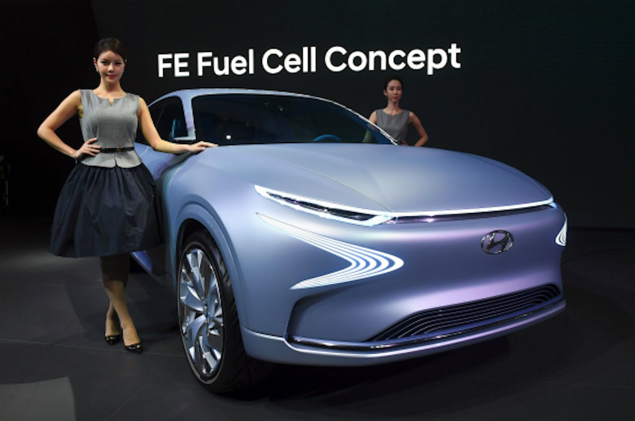 De FE Fuel Cell Concept van Hyundai, voorbode van een nieuwe waterstofauto