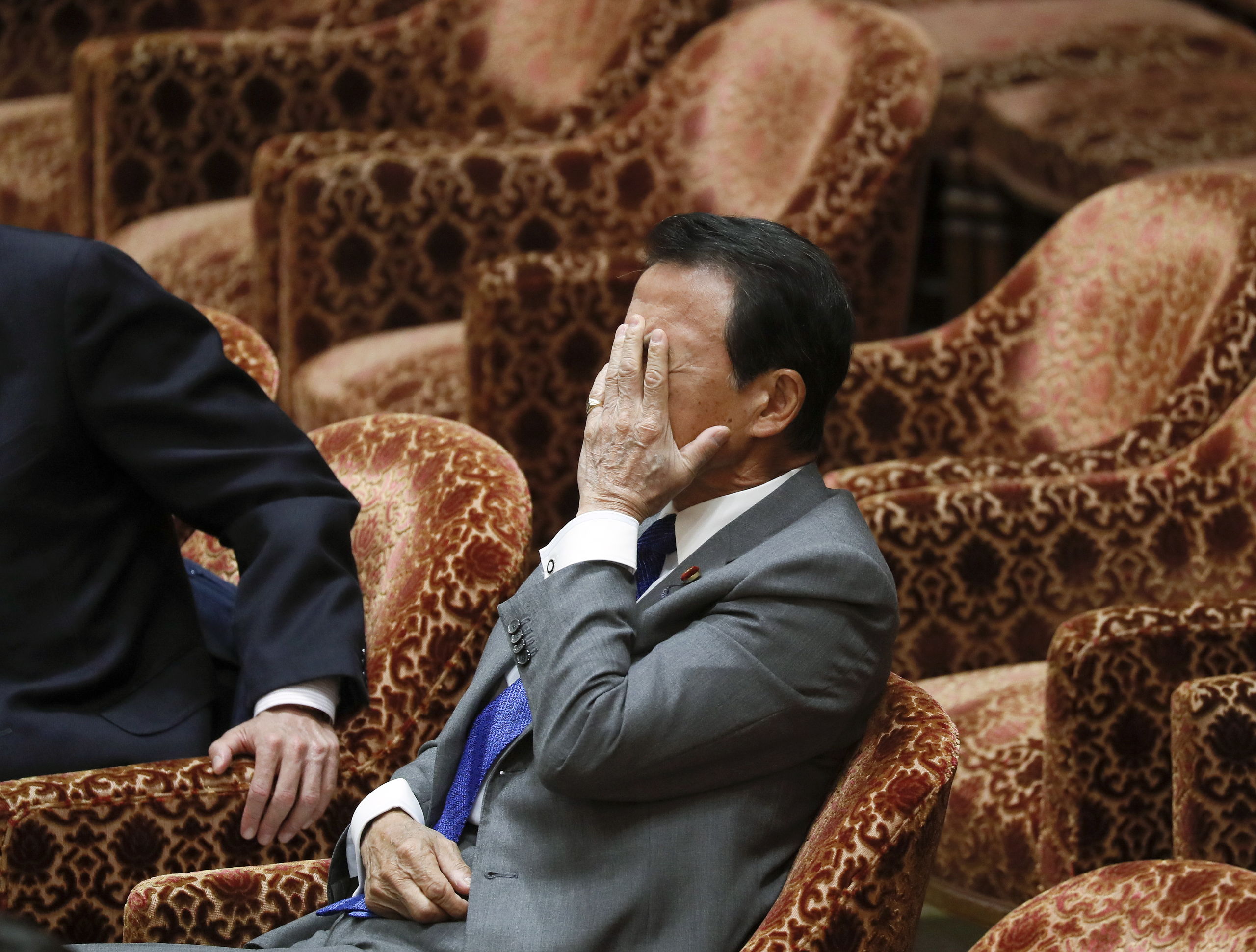 De Japanse minister van Financien Taro Aso, eerder dit jaar.