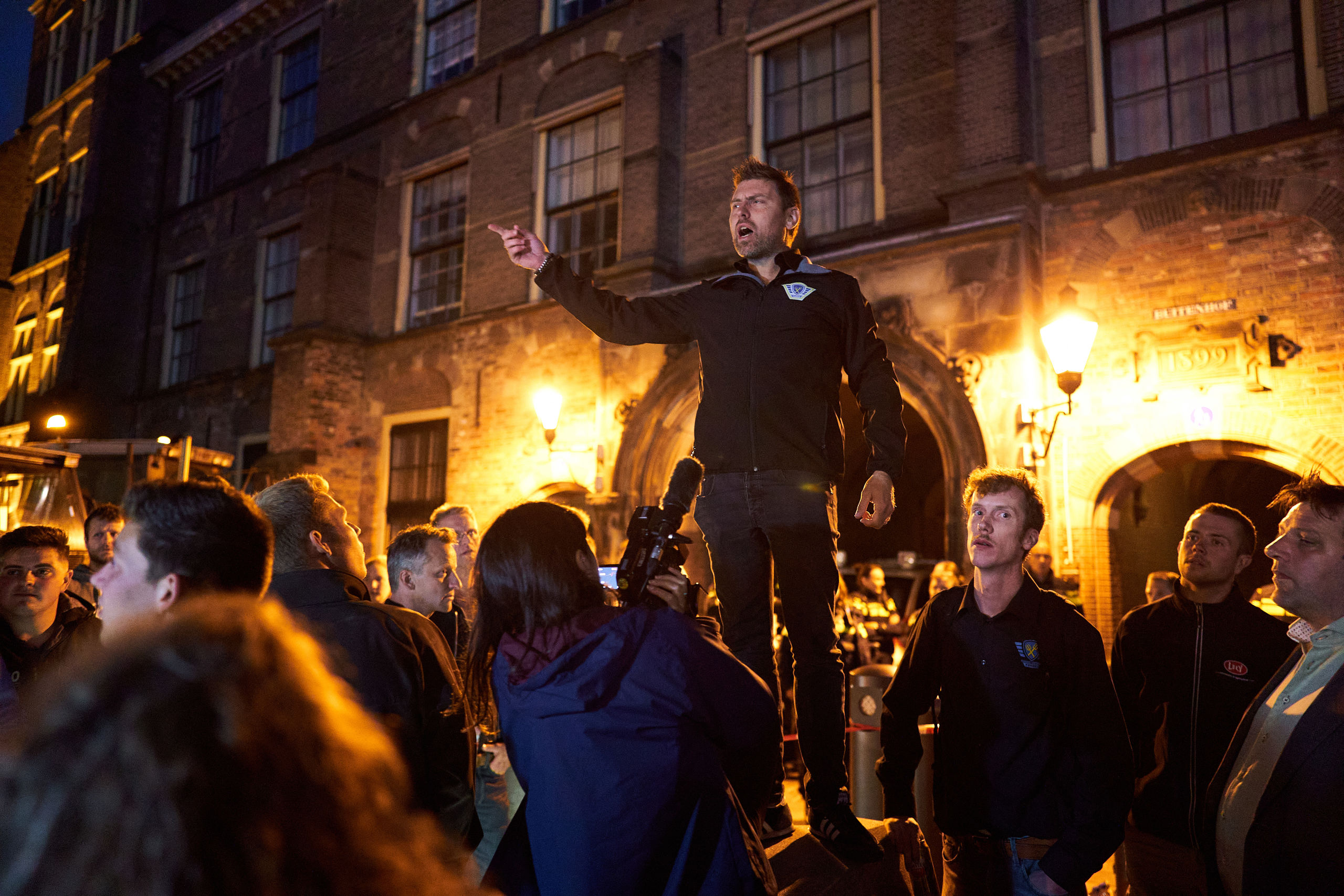 Boeren protesteren tegen de voermaatregelen van minister Carola Schouten