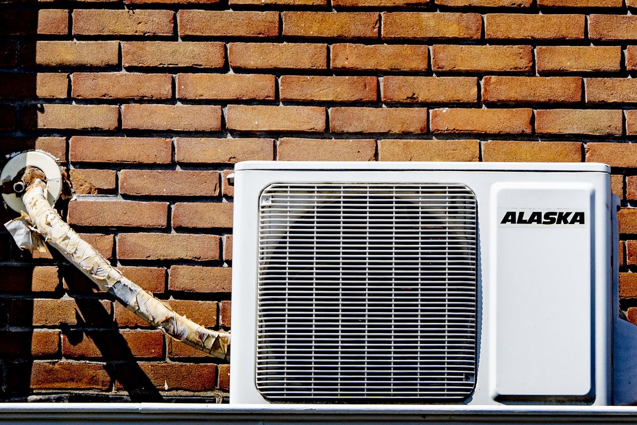 Een Airco aan woningen n in Utrecht.