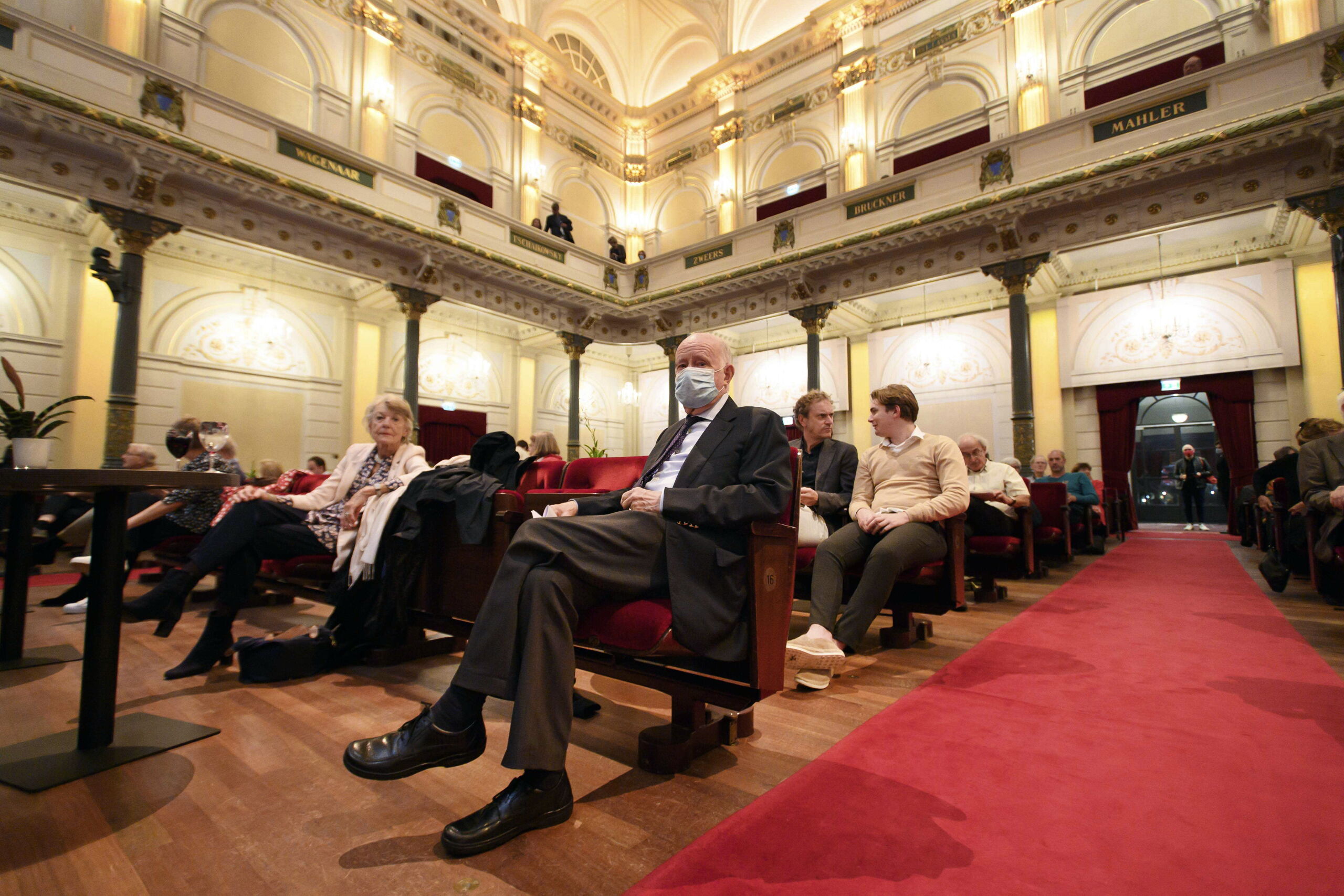 Beperkt bezoek in het Concertgebouw