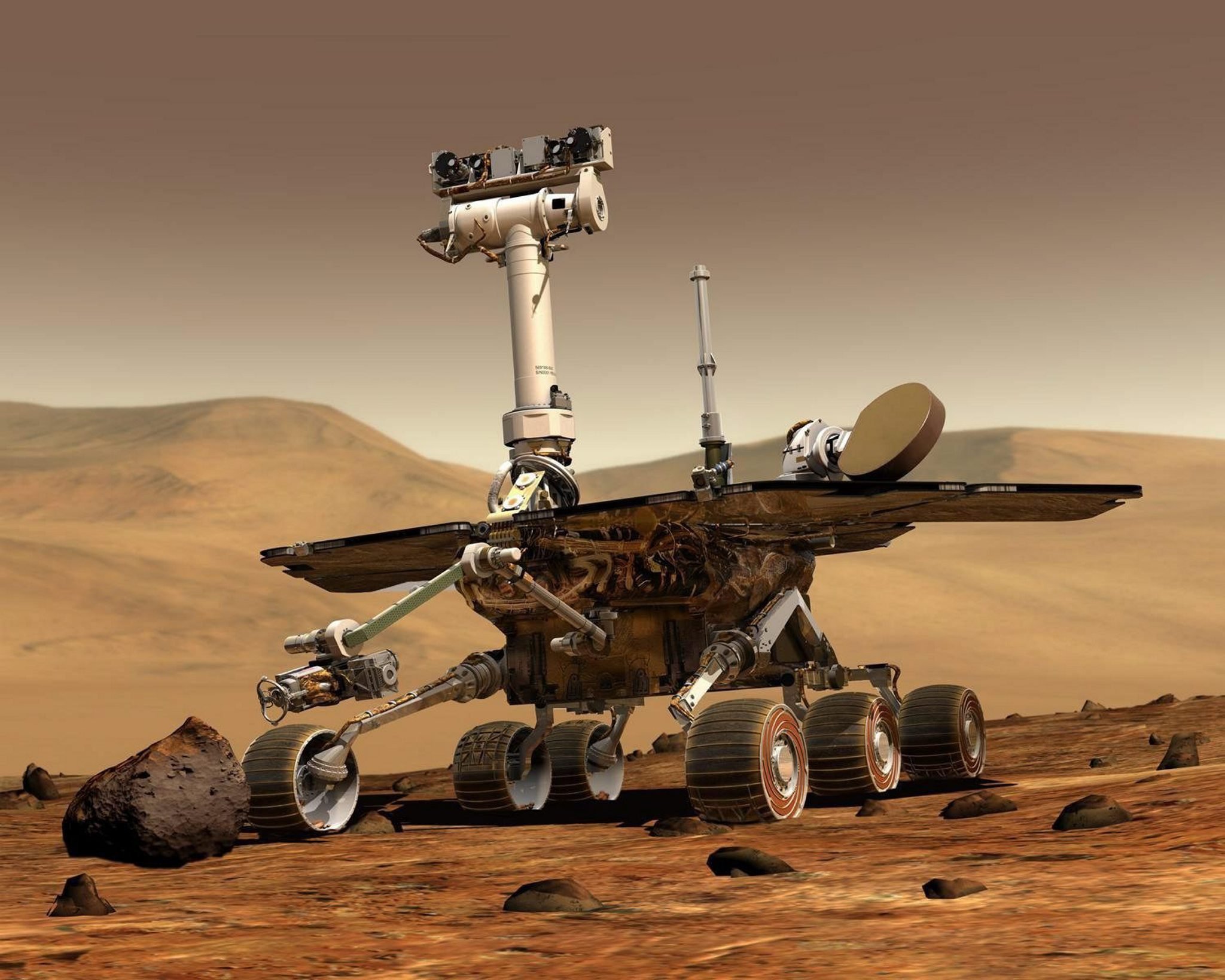 Een eerdere Mars-rover van NASA