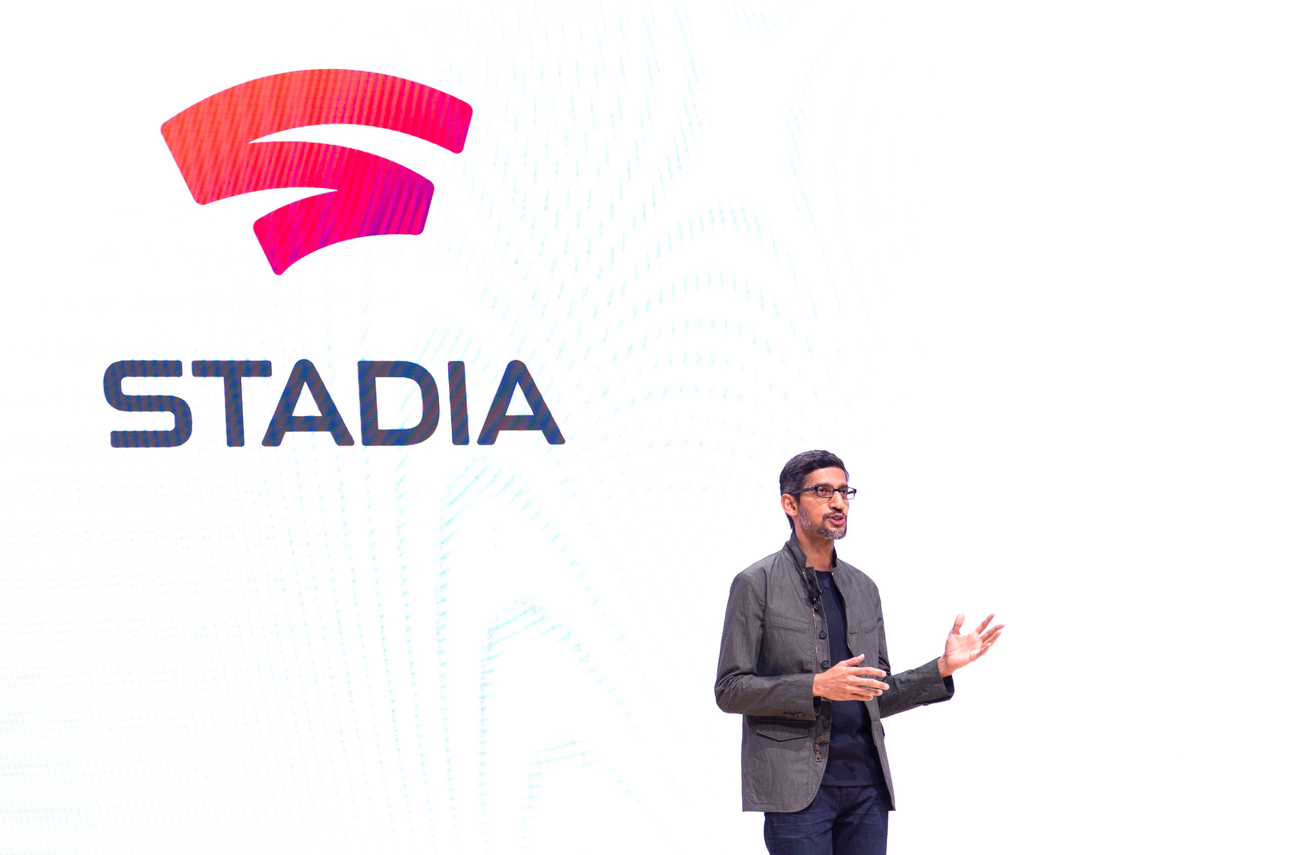 Google-CEO Sundar Pichai presenteert gamestreamingdienst Stadia