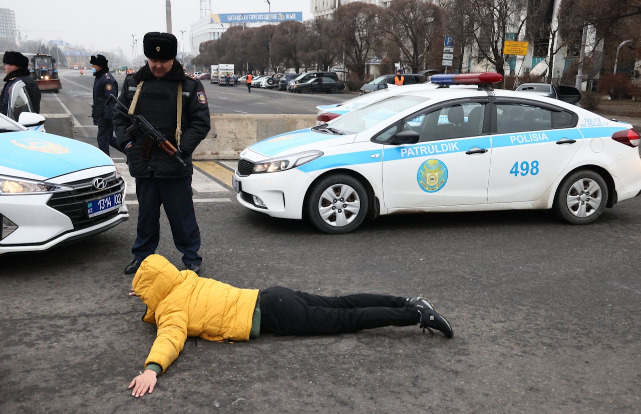 Arrestatie in Almaty
