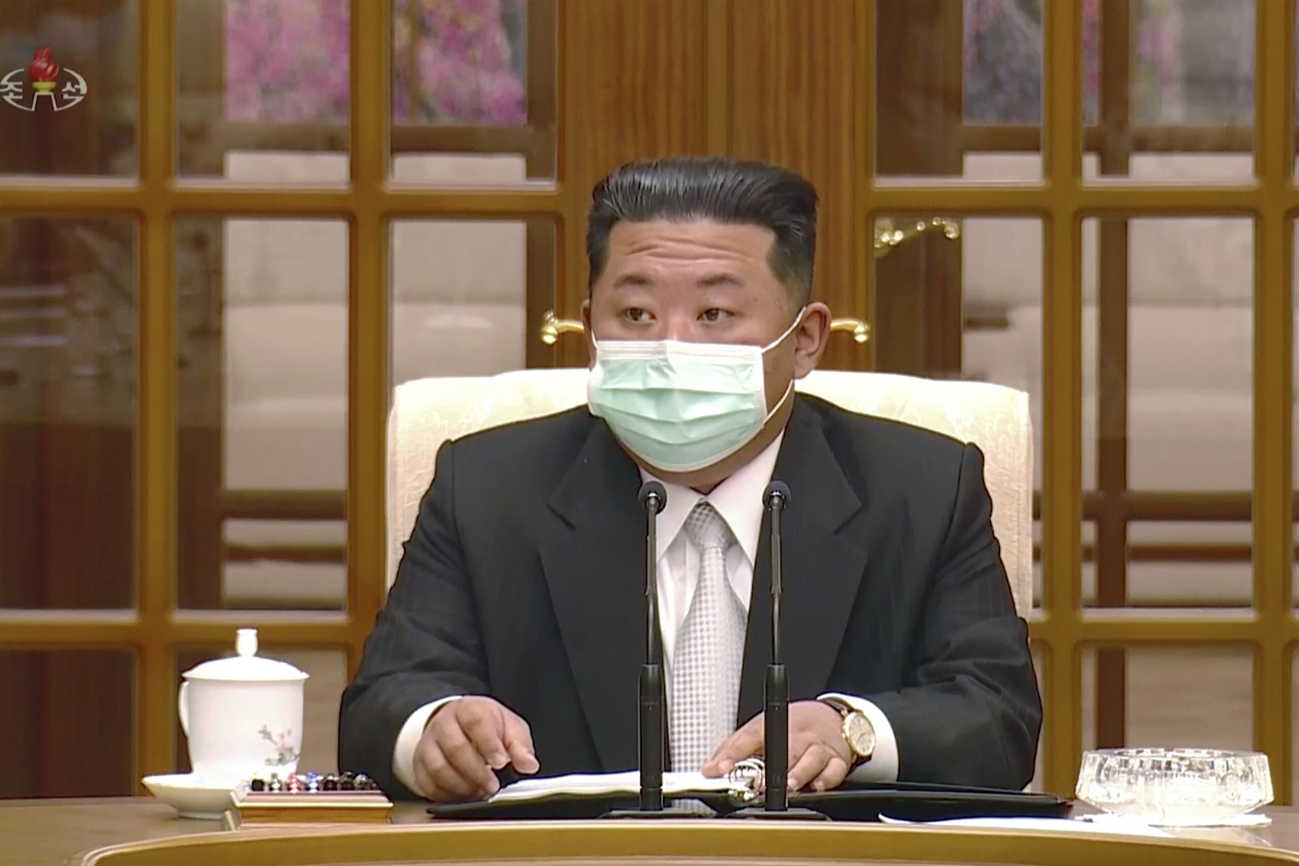 De Noord-Koreaanse leider Kim Jong-un.