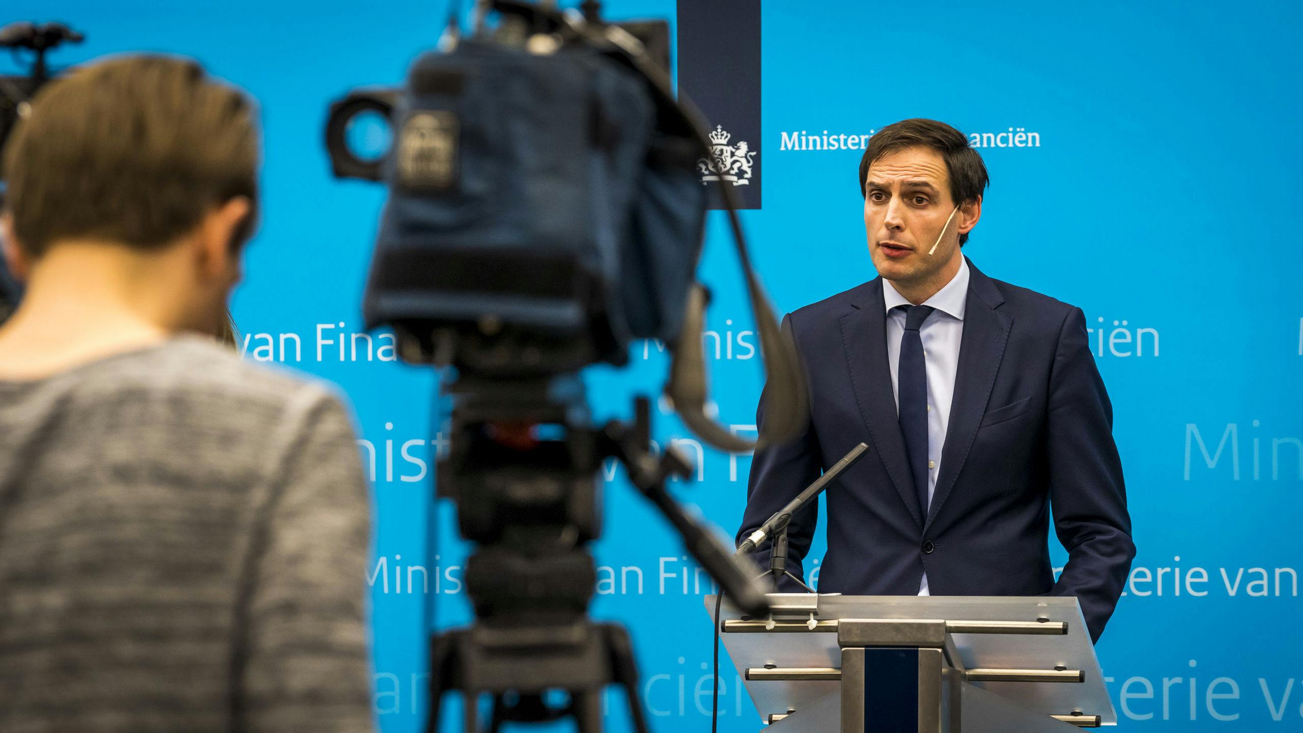 minister Wopke Hoekstra van Financiën (CDA)