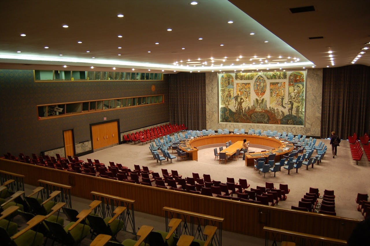 Zaal van de VN Veiligheidsraad
