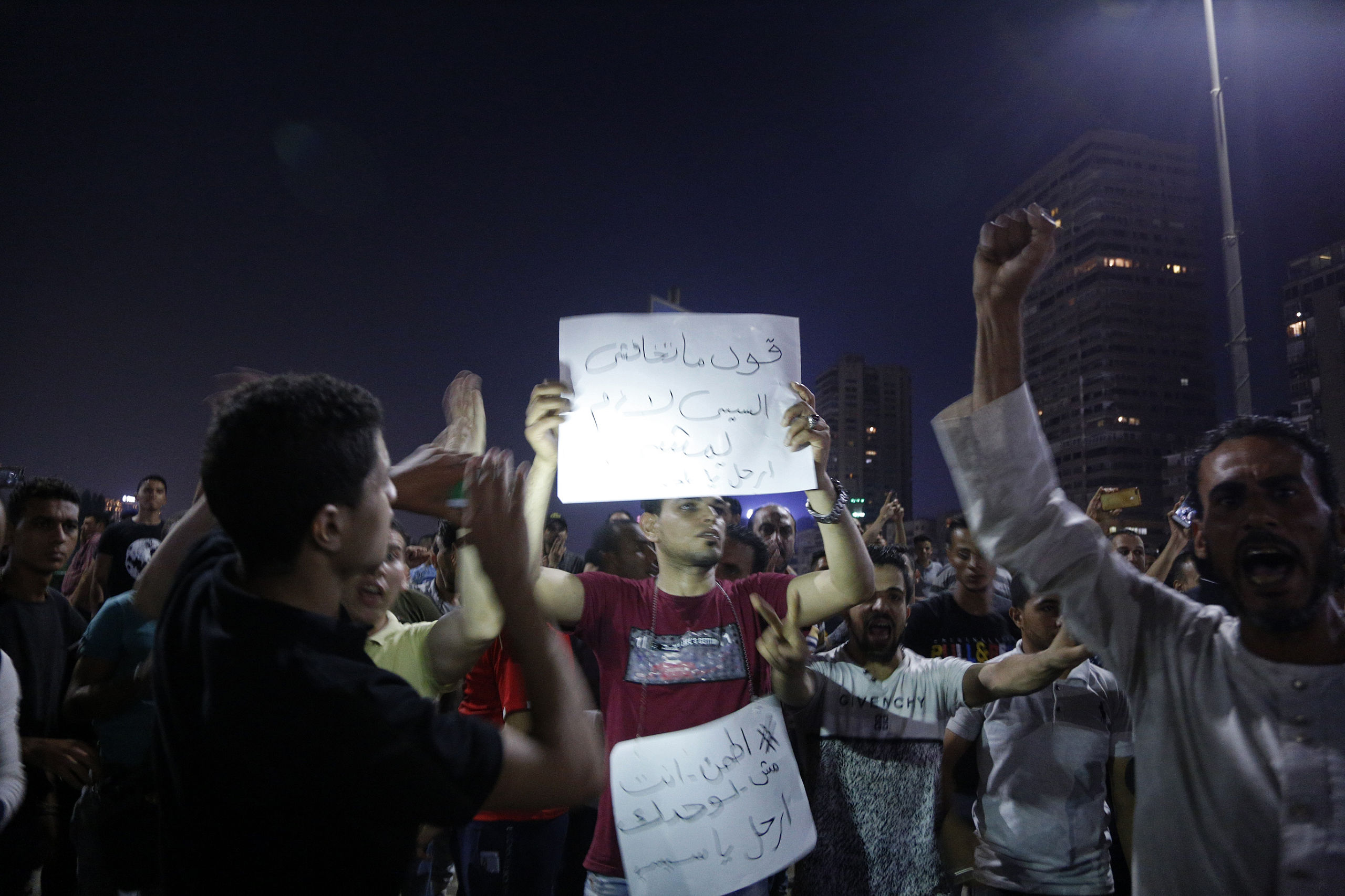 Demonstranten in Caïro