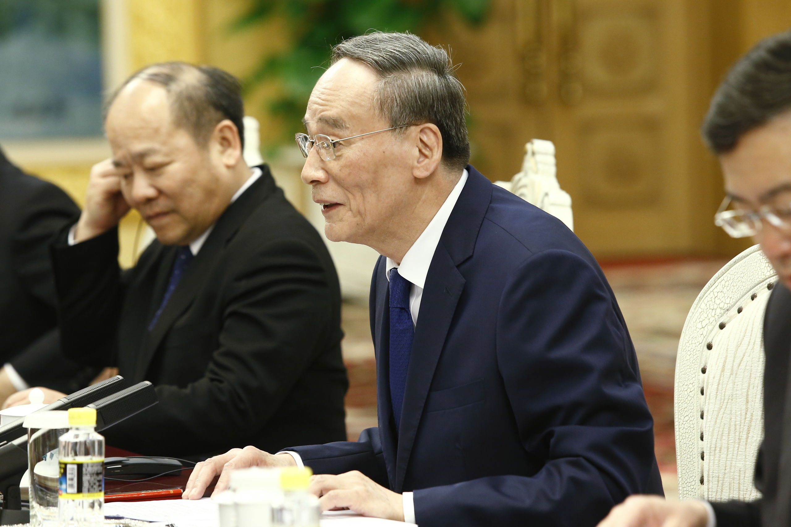Chinese Vice-President Wang Qishan 