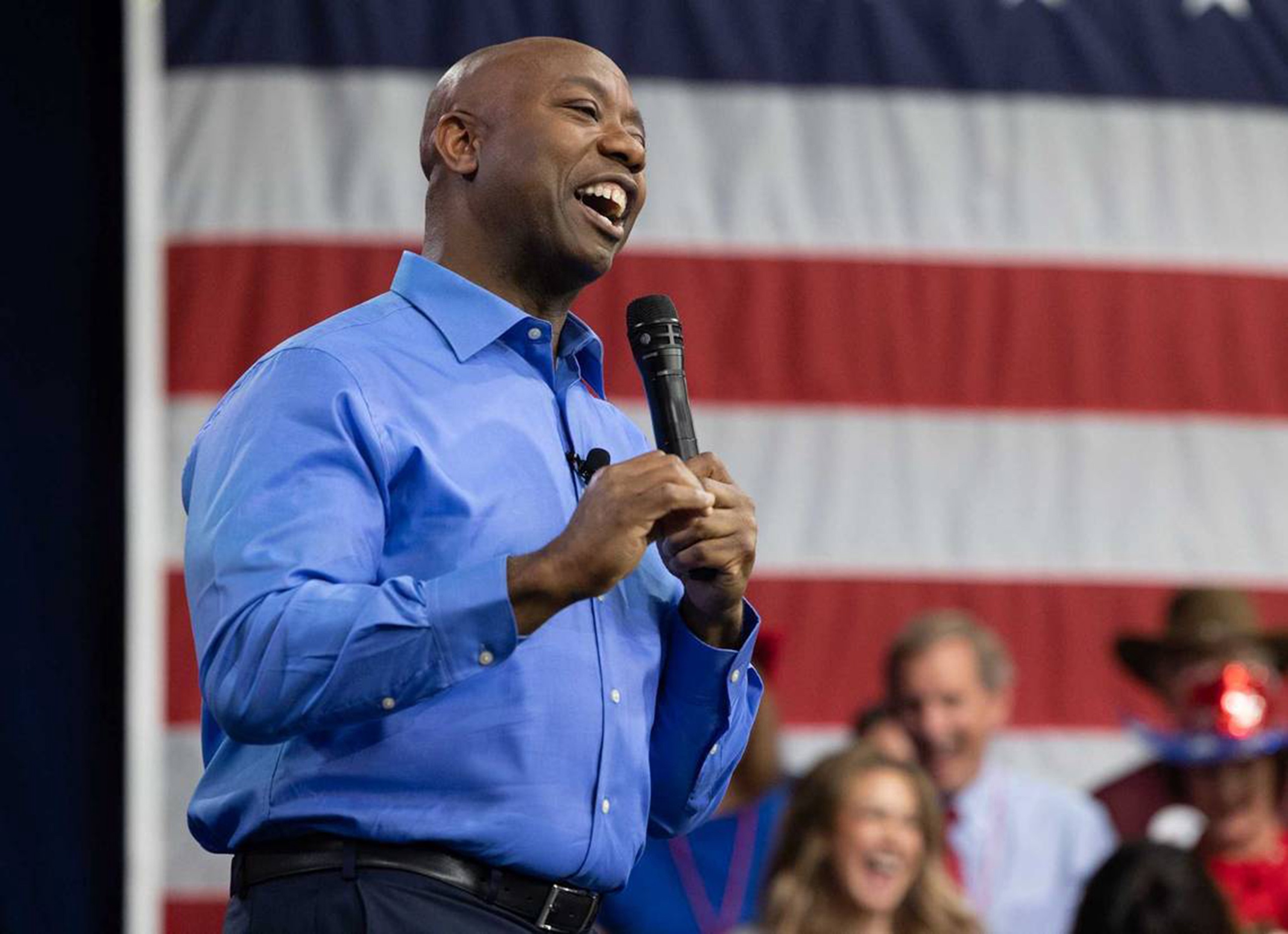 Republican Senator Tim Scott, 57, today announced his candidacy for the 2024 US presidential election. But his chances are not great, thinks US geek Raymond Mens.  