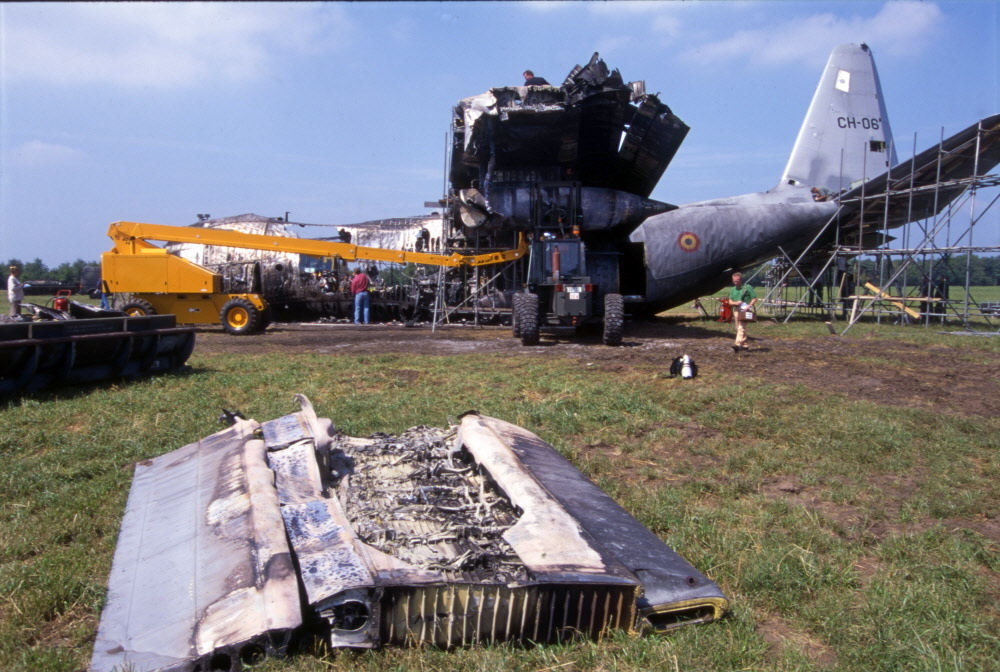 De Herculesramp, 15 juli 1996 op Vliegbasis Eindhoven. 