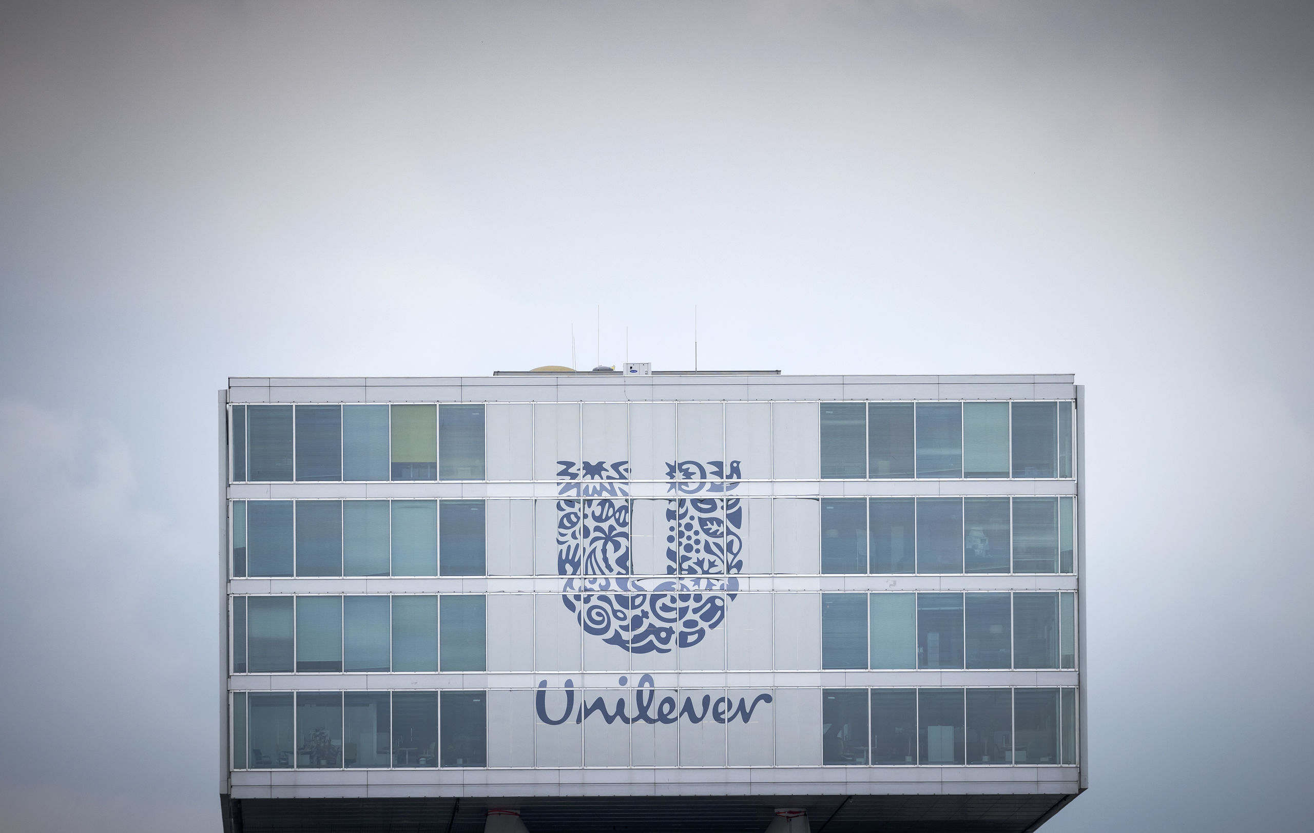 Het hoofdkantoor van Unilever in Rotterdam. 