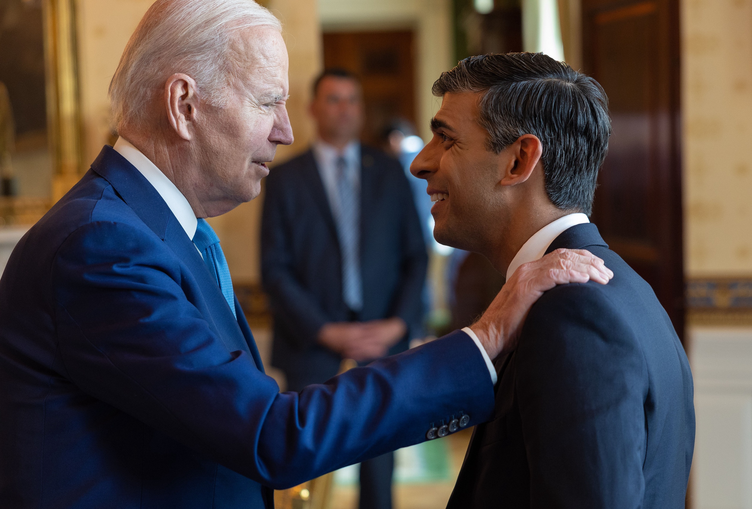 De Amerikaanse president Joe Biden en Britse premier Rishi Sunak hebben na uitgebreid overleg in Washington volledige overeenstemming bereikt: de twee leiders slaan de handen ineen om nauwer te gaan samenwerken. 