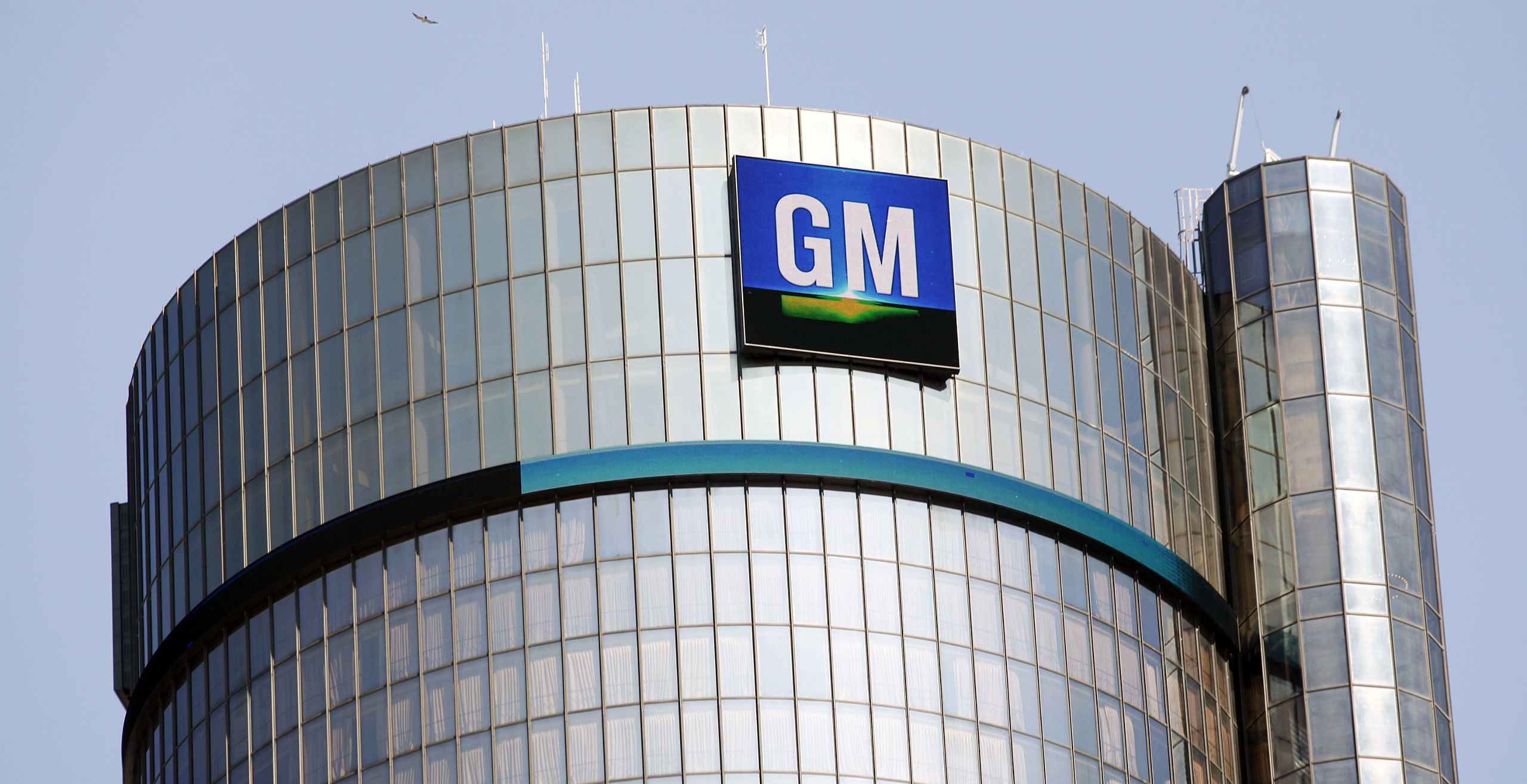 De General Motors-fabriek in Detroit, Michigan.