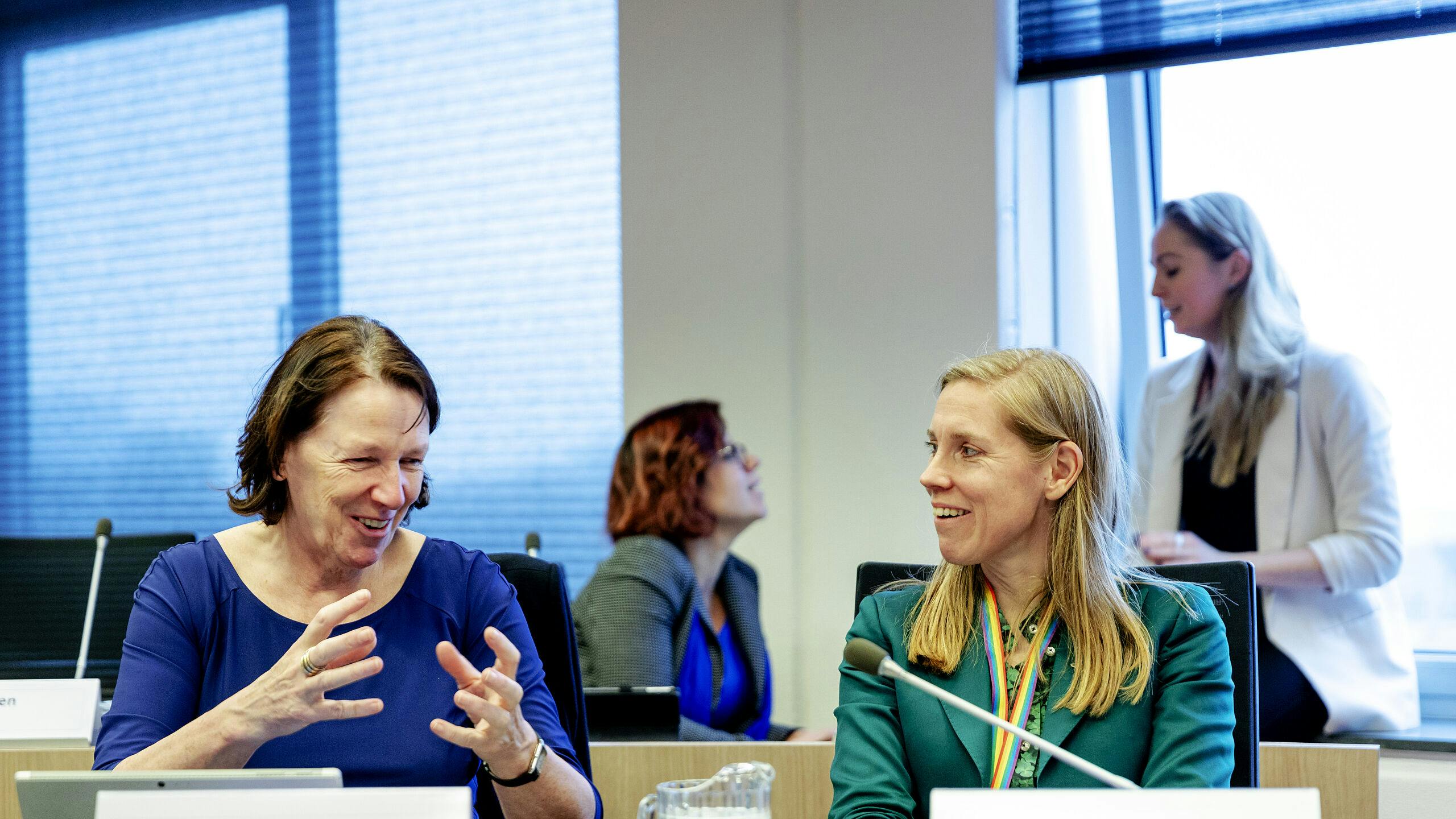Wethouder Lot van Hooijdonk (rechts).