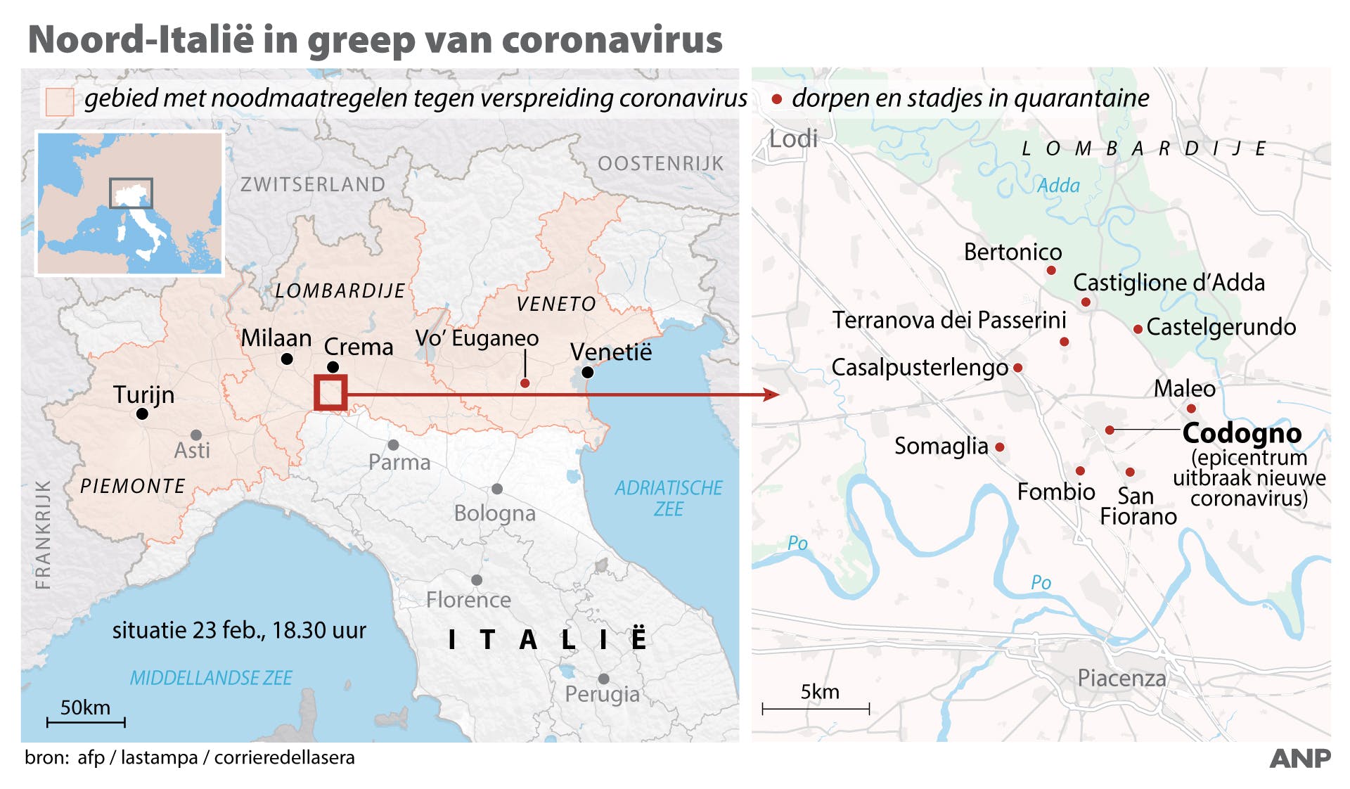 Noord-Italië worstelt met corona | BNR Nieuwsradio