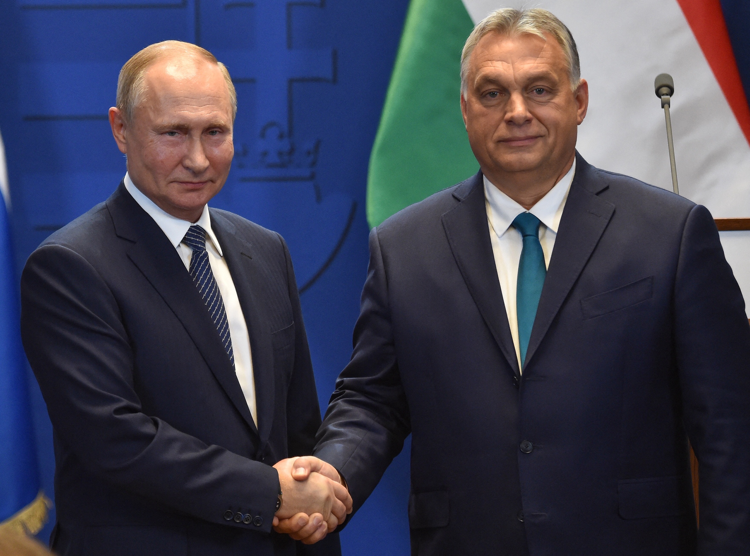 Hungarian Prime Minister Viktor Orban during a meeting with Russian President Vladimir Putin in 2019.