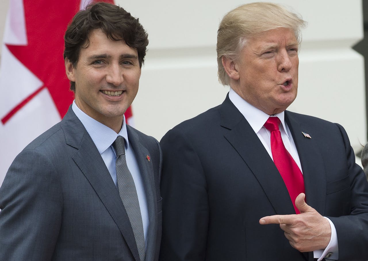Trumps deal met Mexico zet Canada buitenspel. SAUL LOEB / AFP