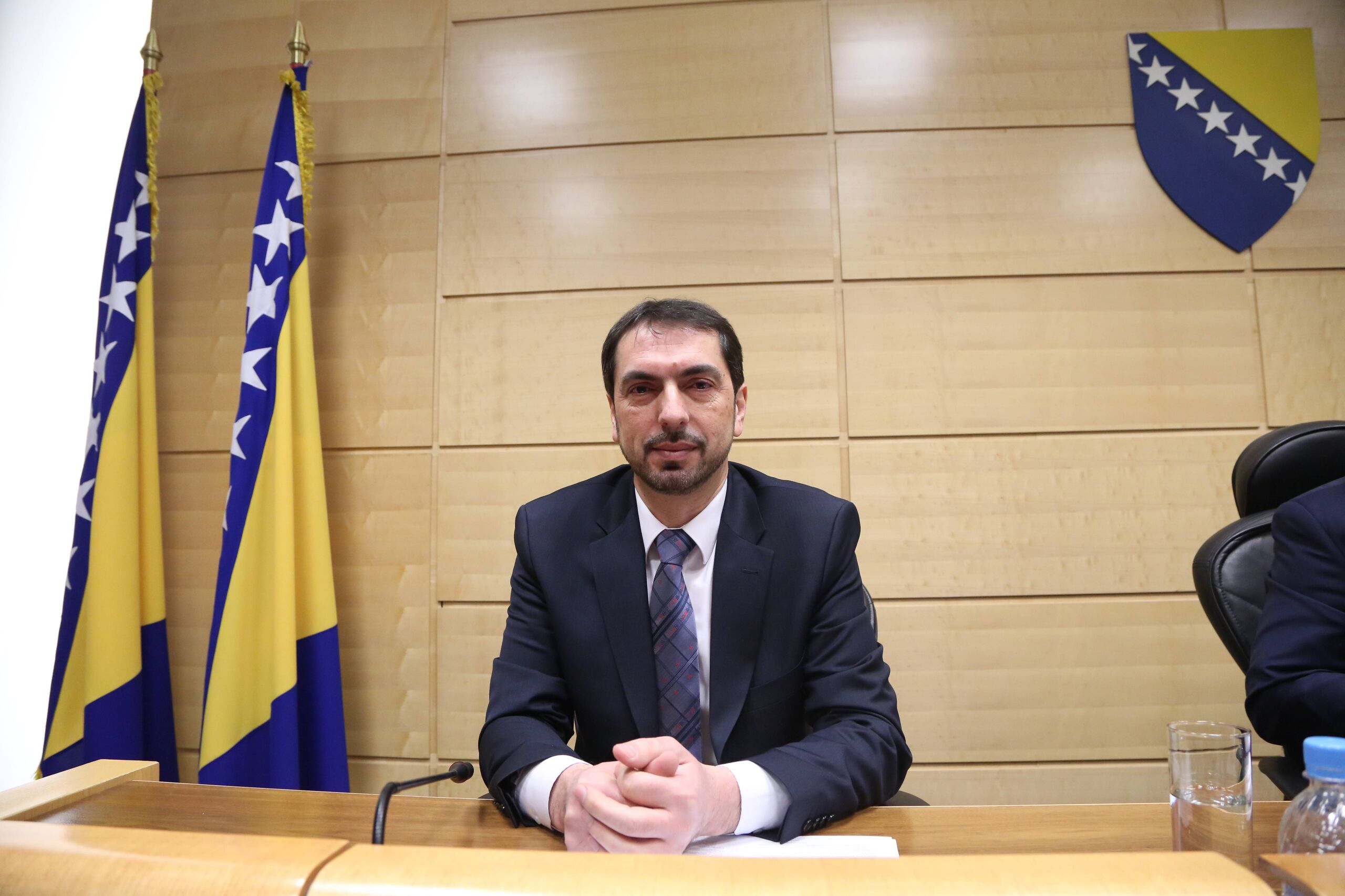 De Servische president van Bosnië en Herzegovina Marinko Cavara