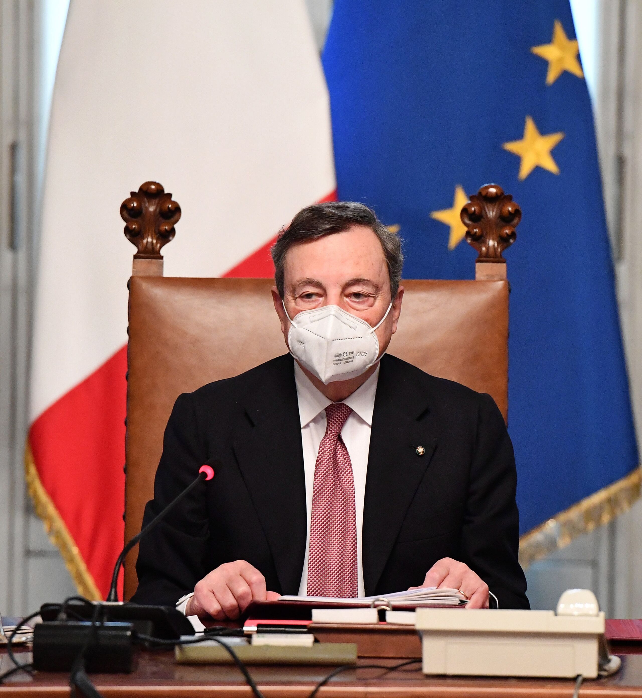 Mario Draghi, de nieuwe premier van Italië