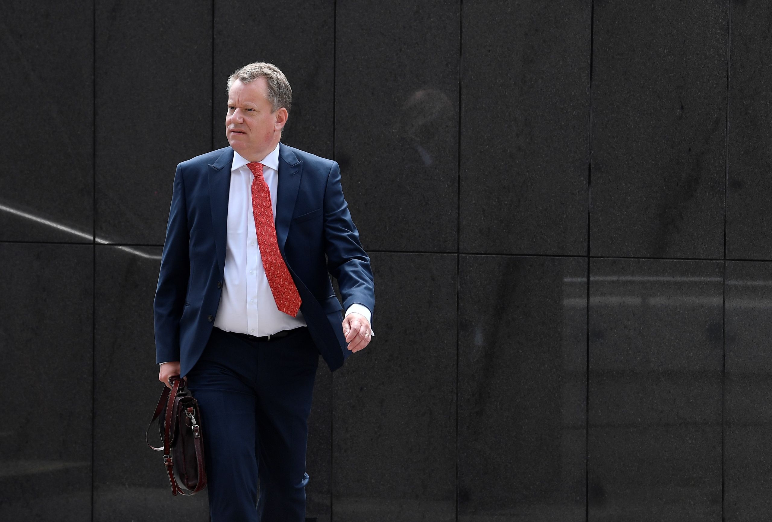 De Britse Brexit-onderhandelaar David Frost arriveert in Brussel