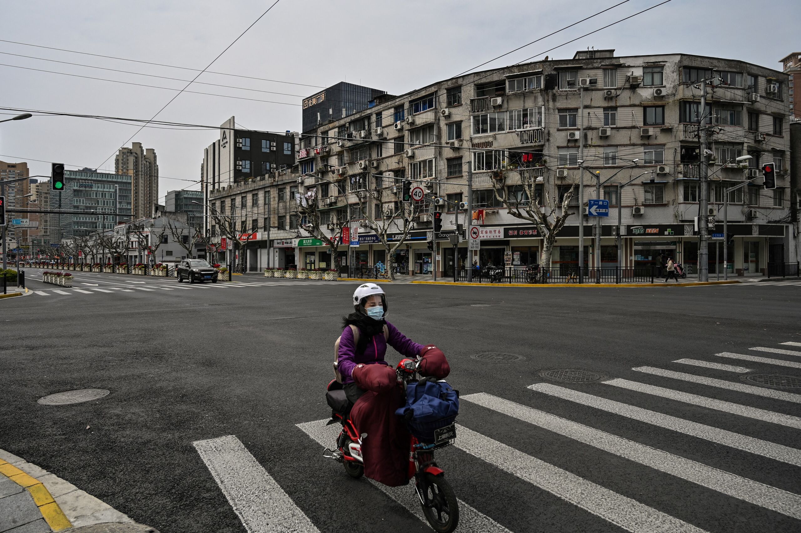 Lockdown in Shanghai.
