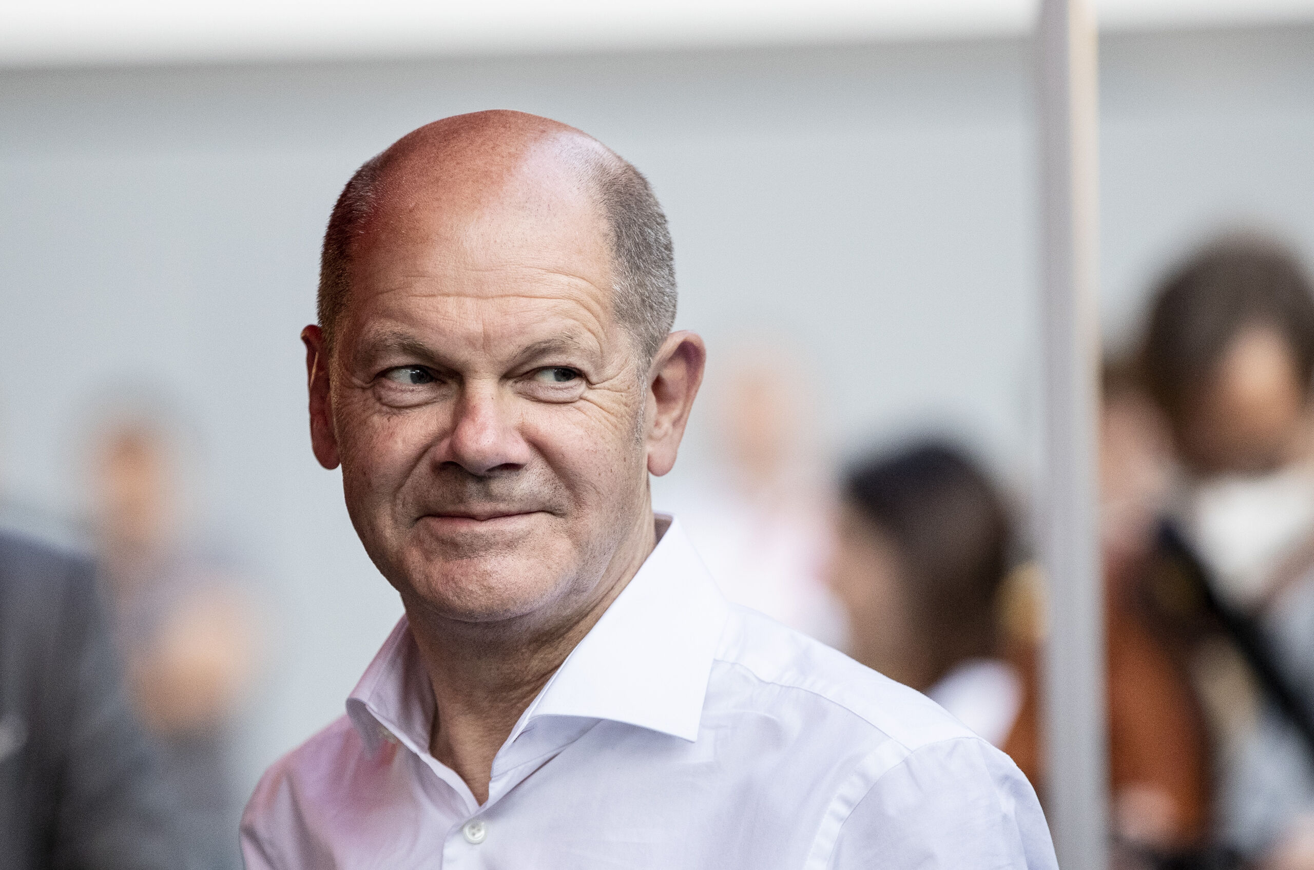 Olaf Scholz, SPD-lijsttrekker, huidig vice-kanselier en minister van Financiën