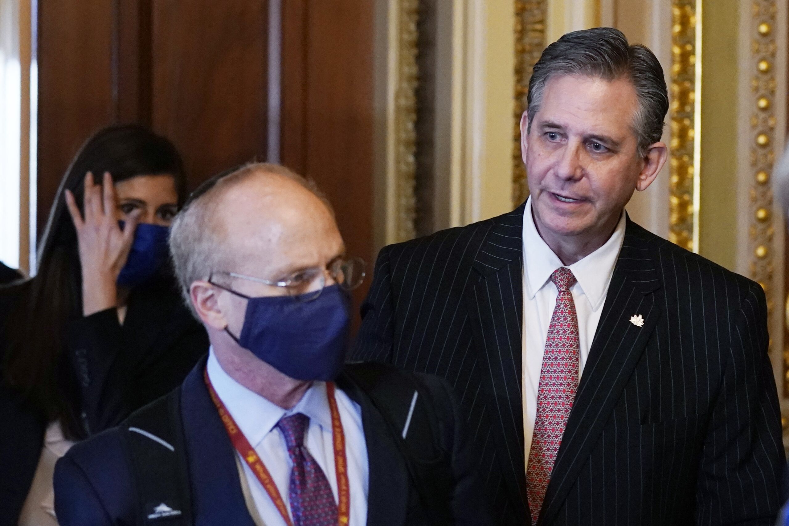 Advocaten David Schoen (L), en Bruce Castor Jr.