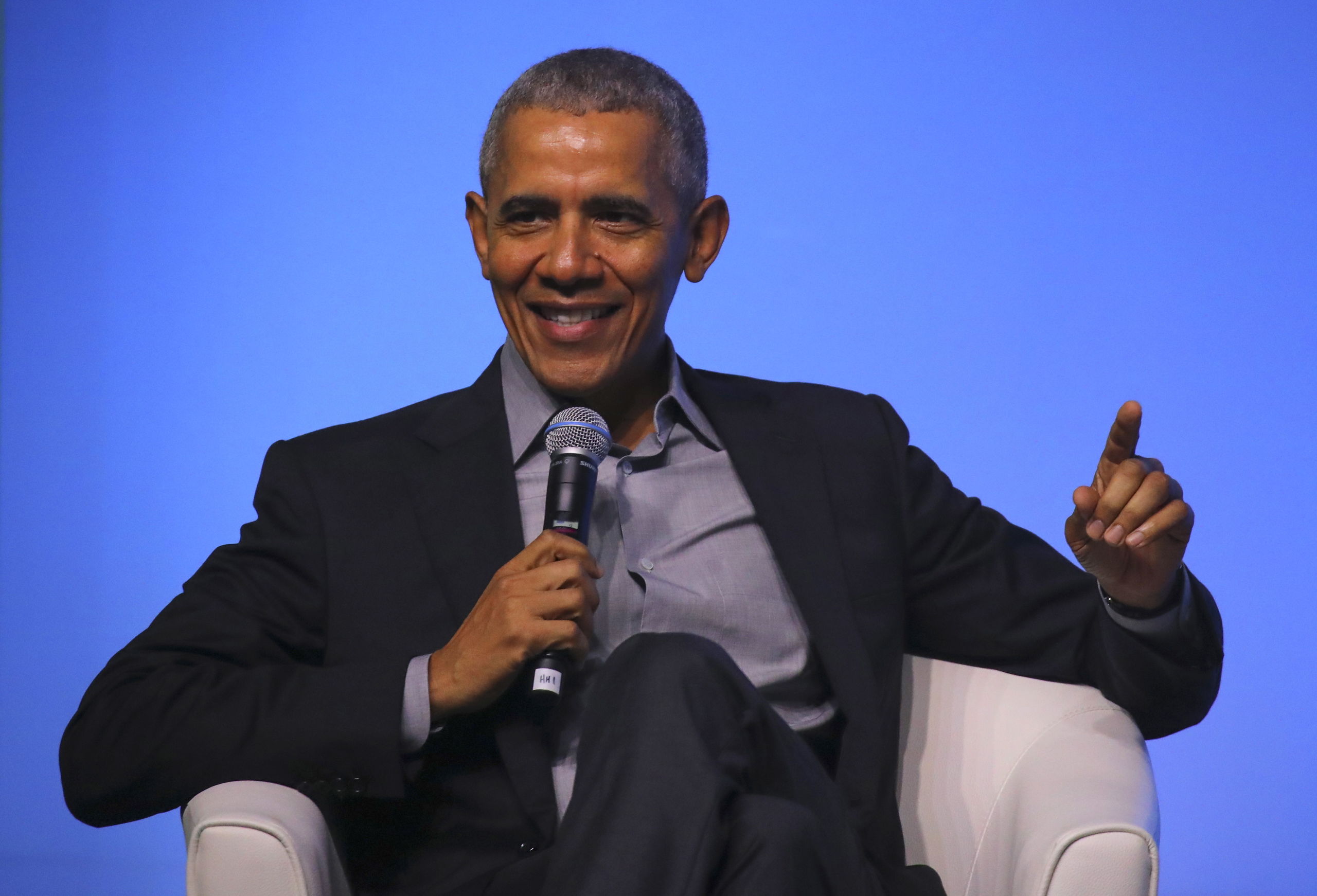 Oud-president Obama blijkt een populair persoon om te gebruiken in campagnespotjes.
