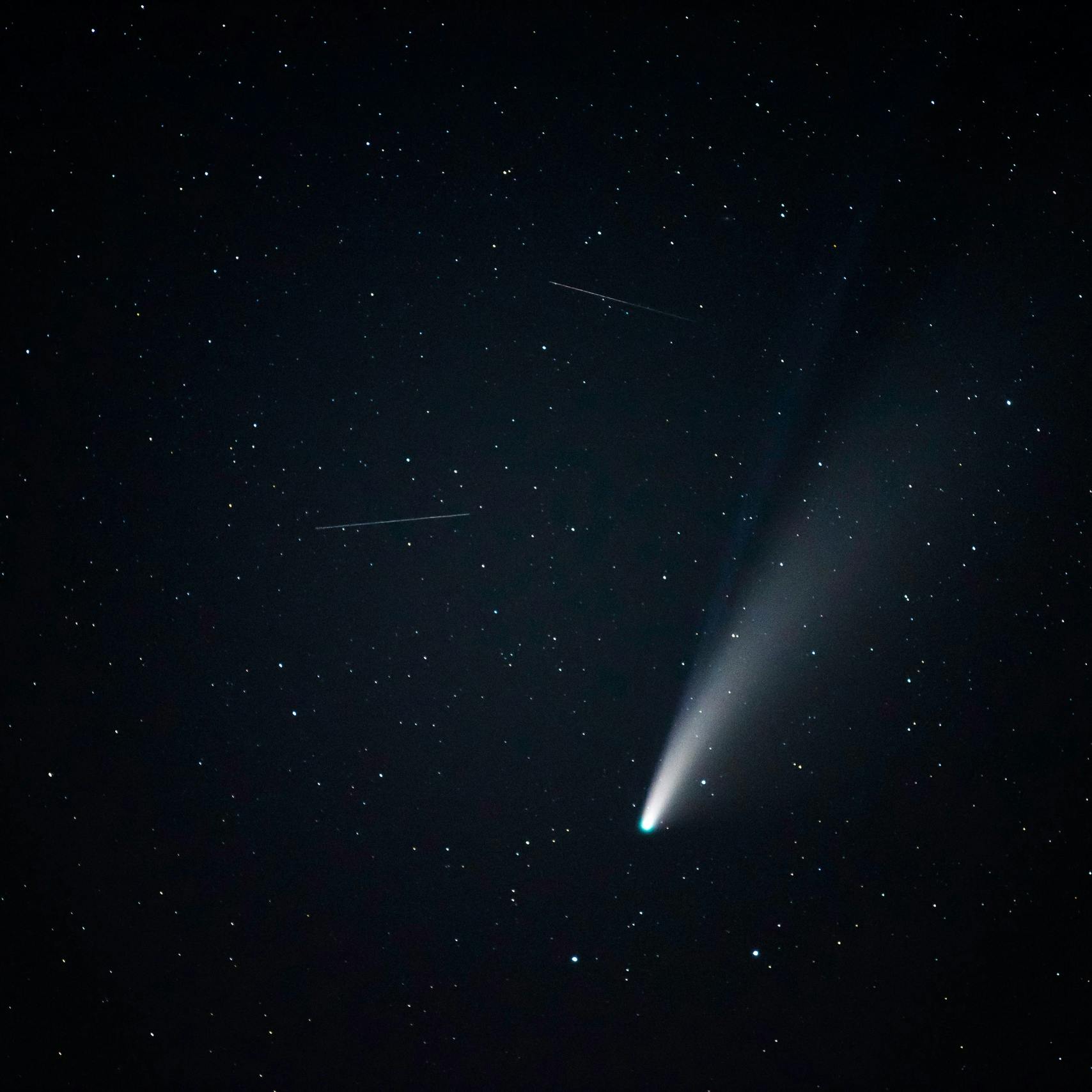 Groene komeet raast voor het eerst sinds stenen tijdperk voorbij