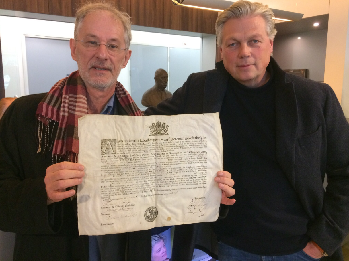 Eddy Houwaart en presentator Roelof Hemmen