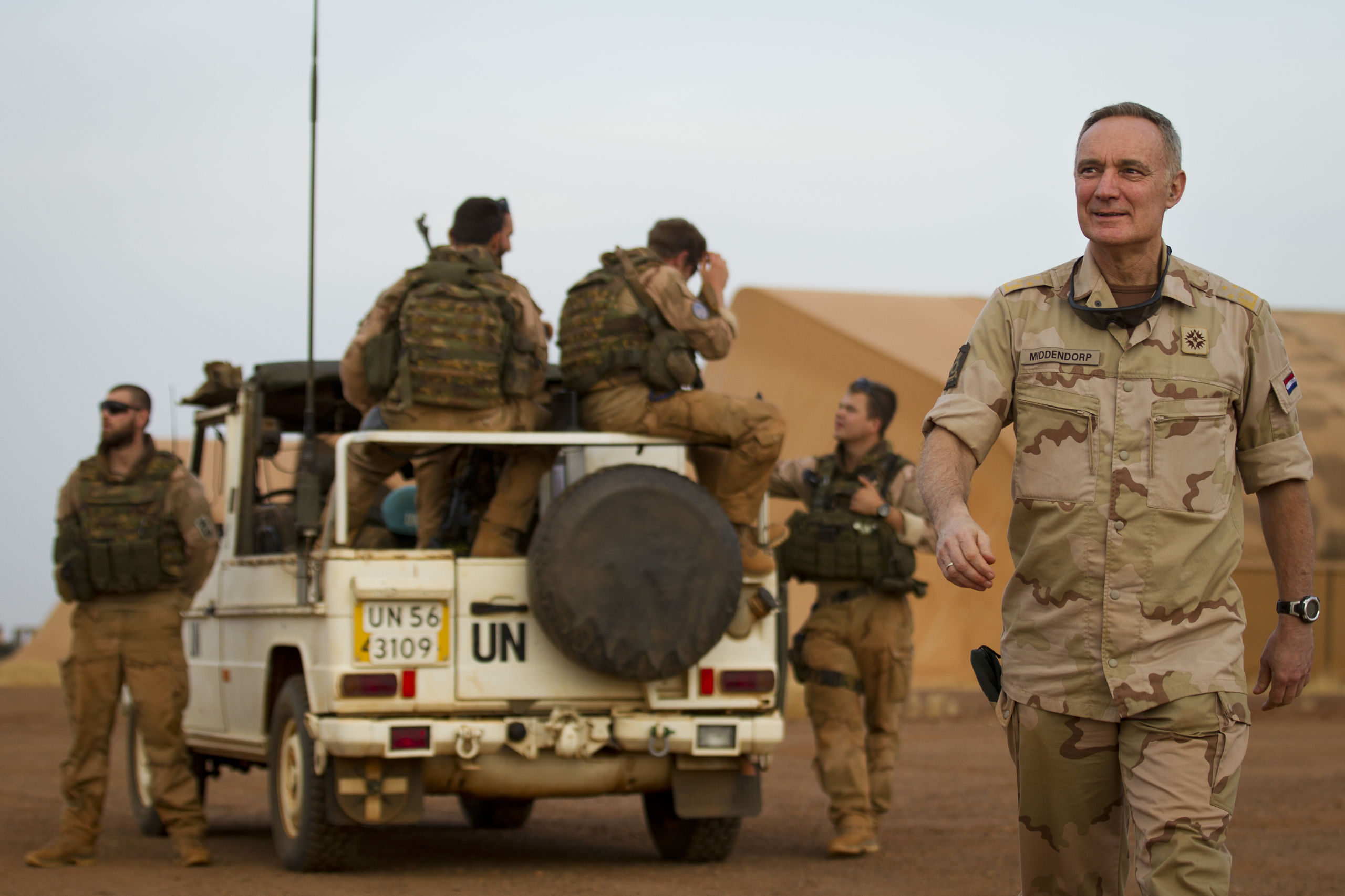 Nederlandse militairen in Mali.