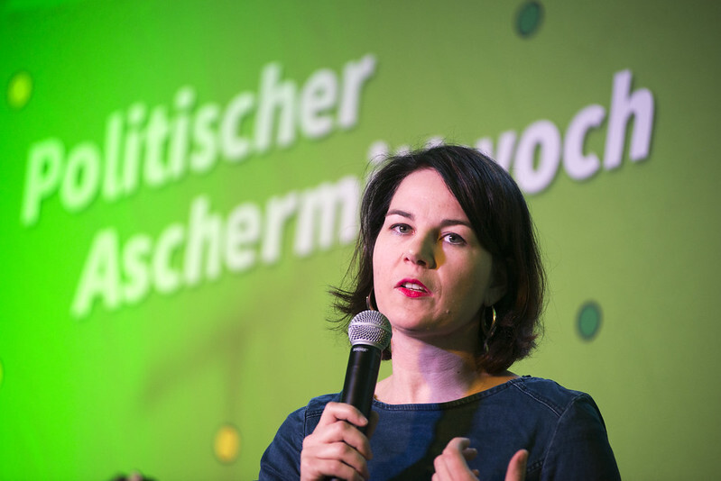 Annalena Baerbock, leider van De Groenen.