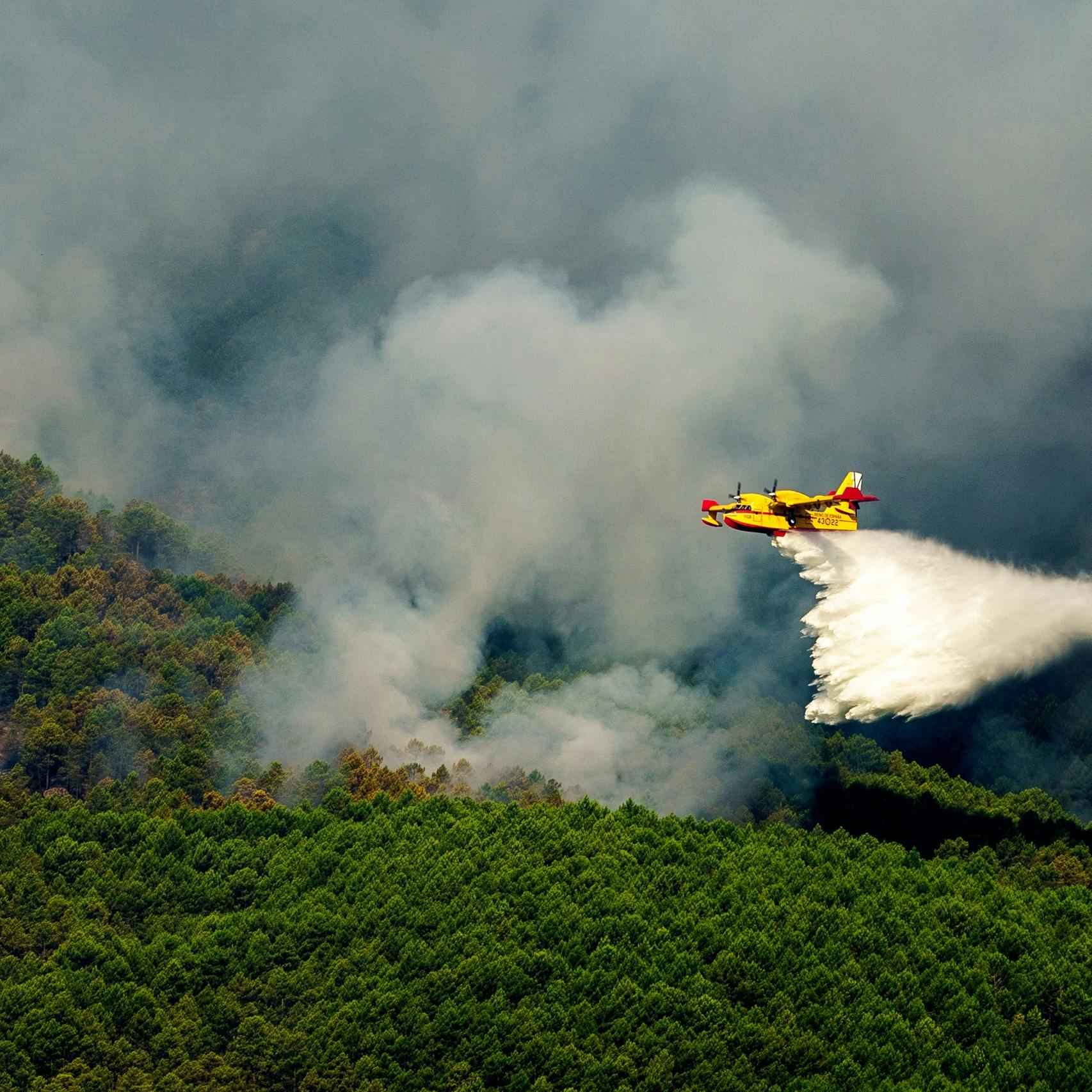 Recordaantal bosbranden in Spanje