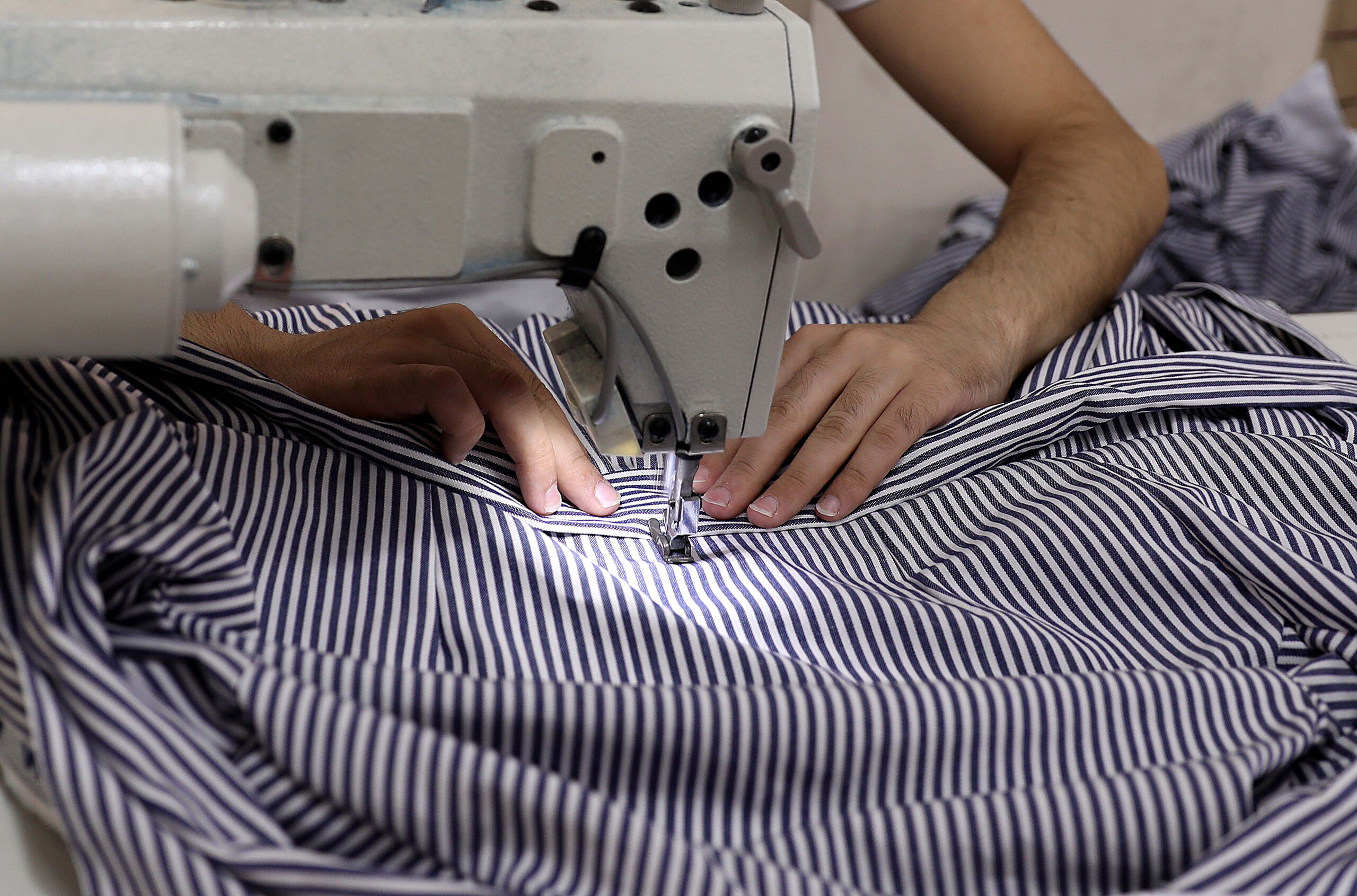 Een textielfabriek in Azië 