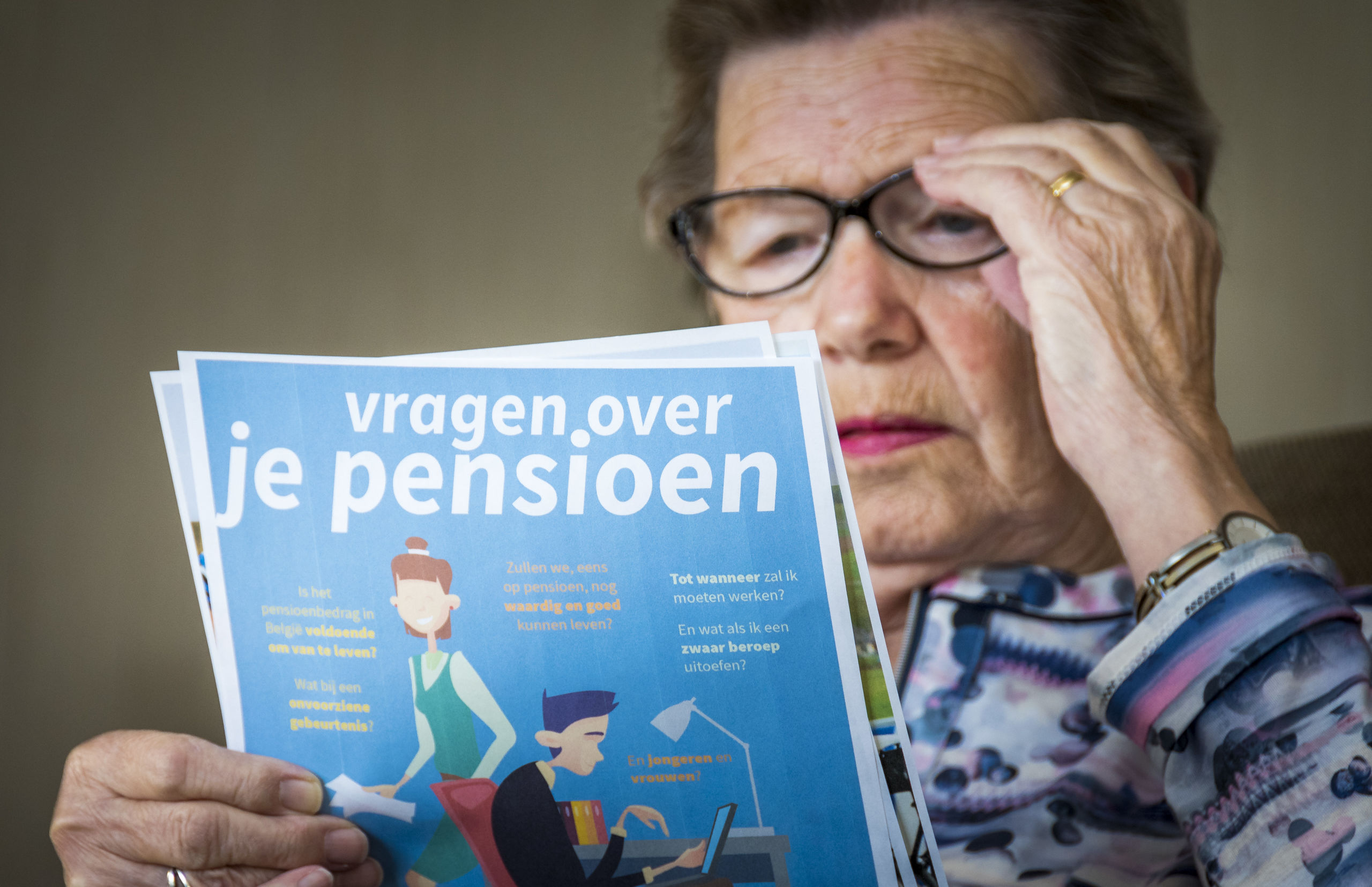 ILLUSTRATIE Pensioenakkoord.