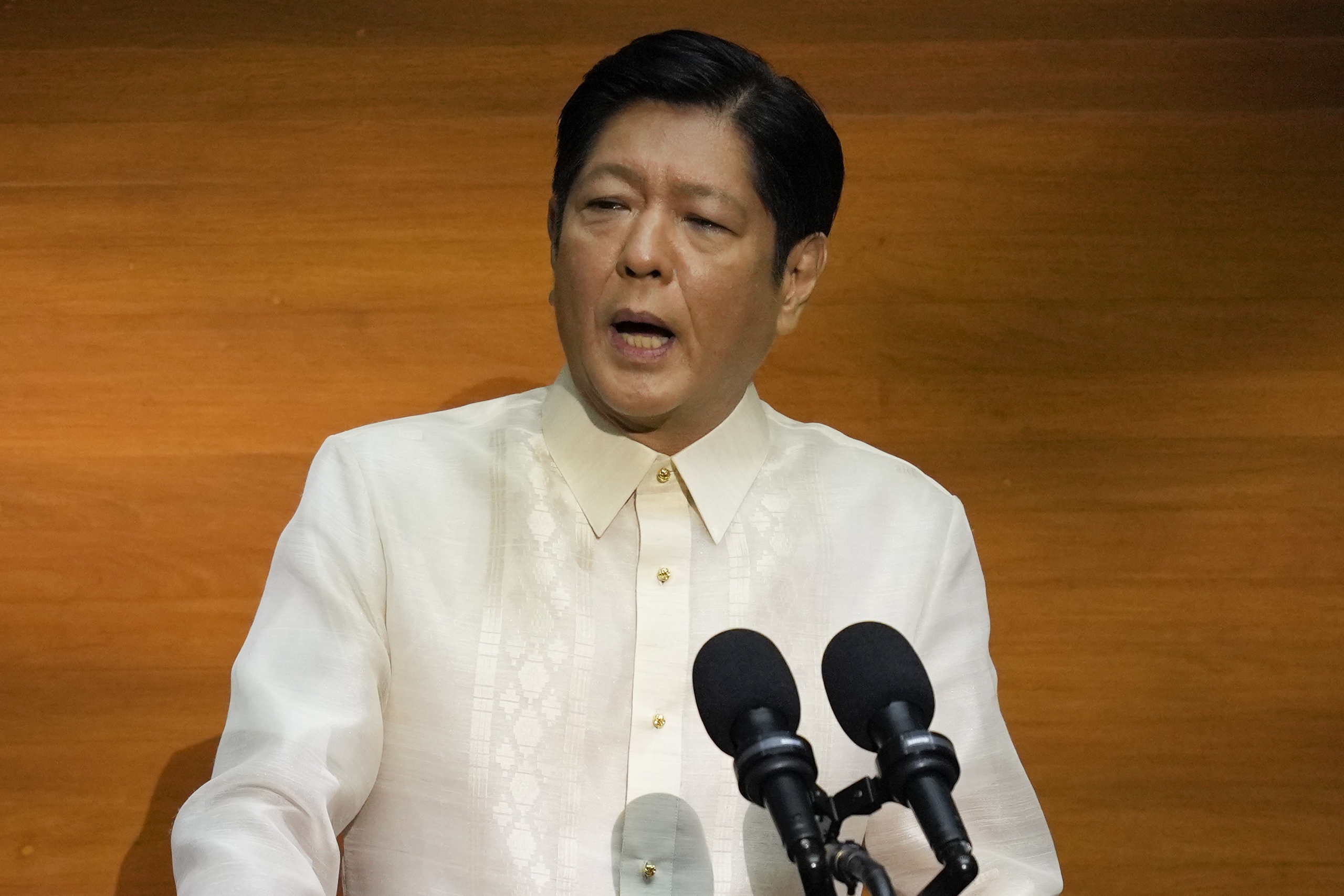 President Ferdinand Marcos Junior spreekt op zijn eerste 'State of the Nation Address'