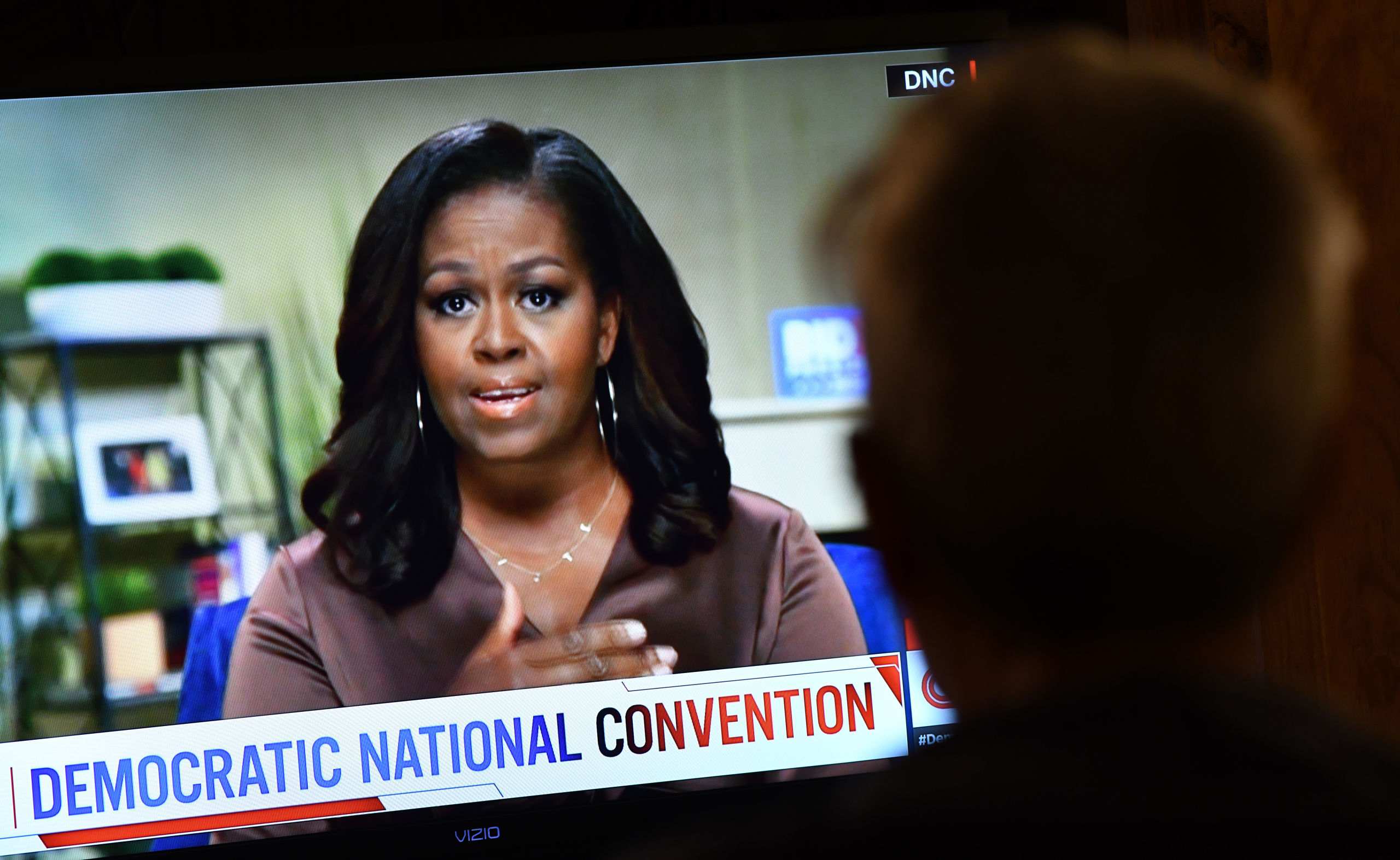Michelle Obama op de Democratische Nationale Conventie 