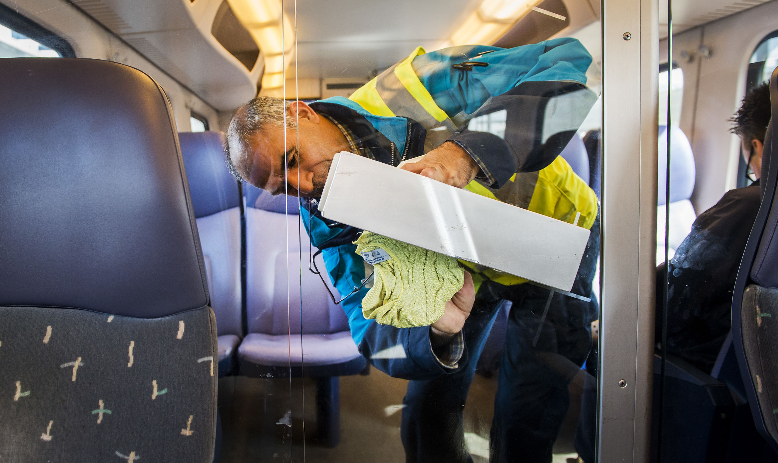 Schoonmakers van de NS