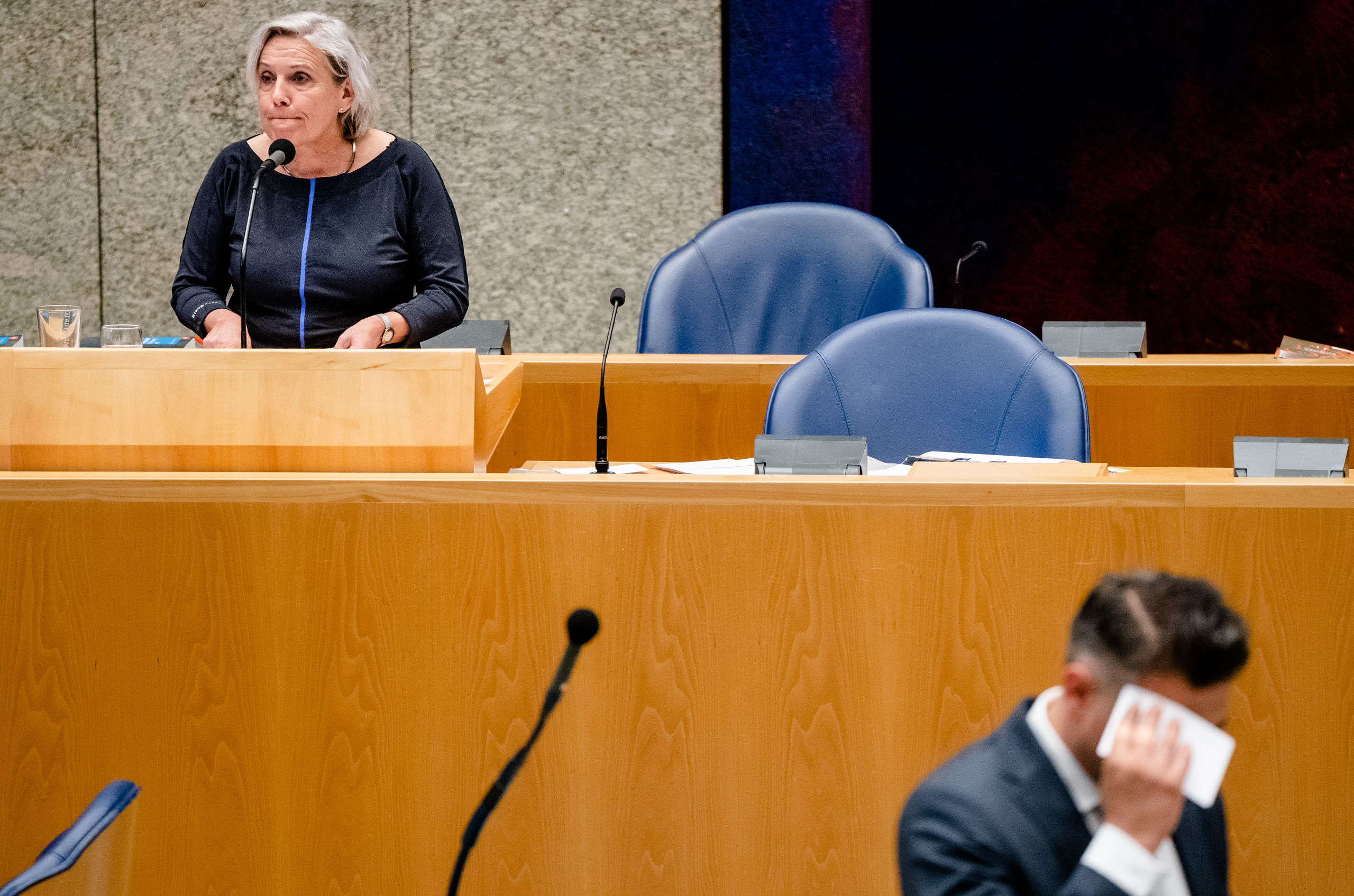 Minister Ank Bijleveld van Defensie (CDA)