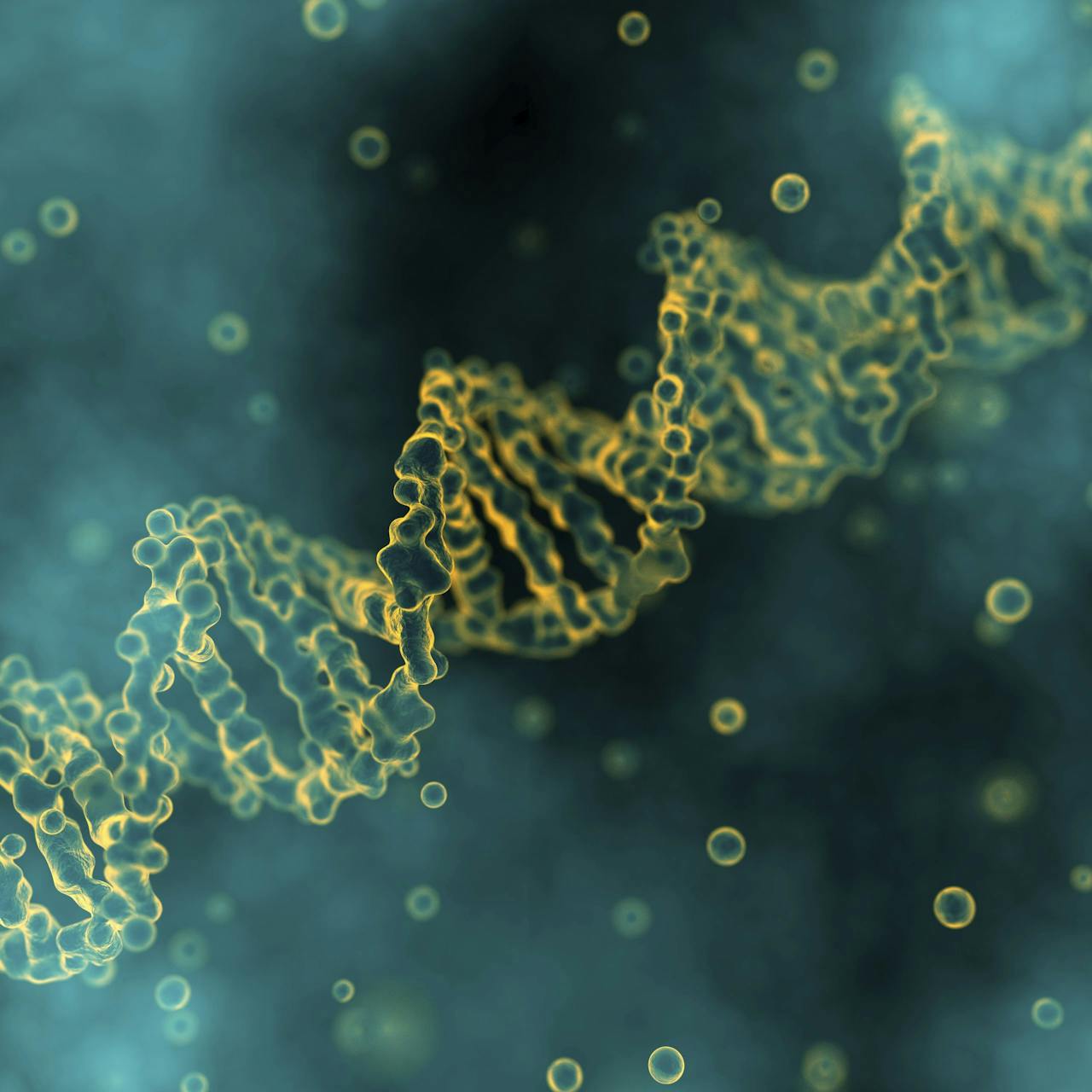 Computerillustratie van DNA