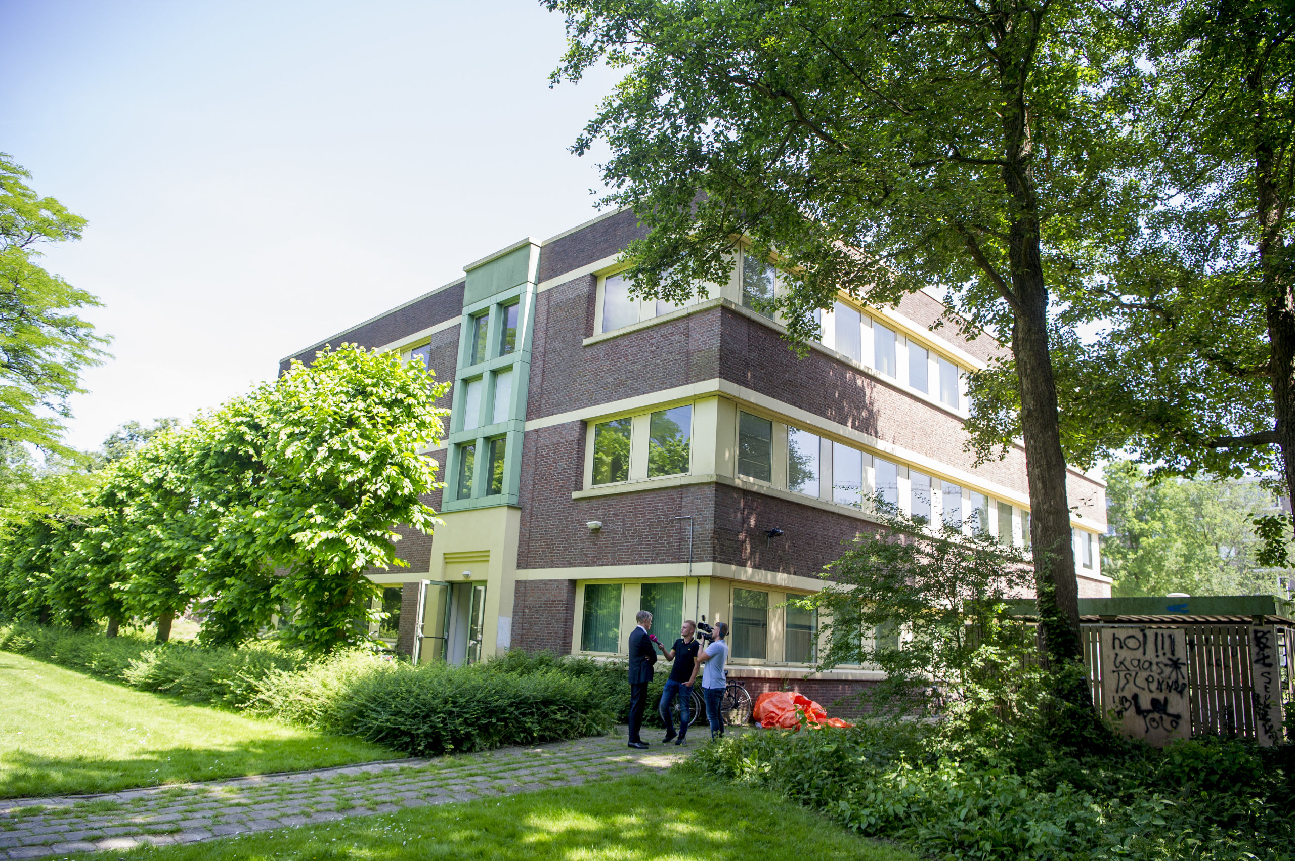 Een leegstaand pand in Amstelveen.